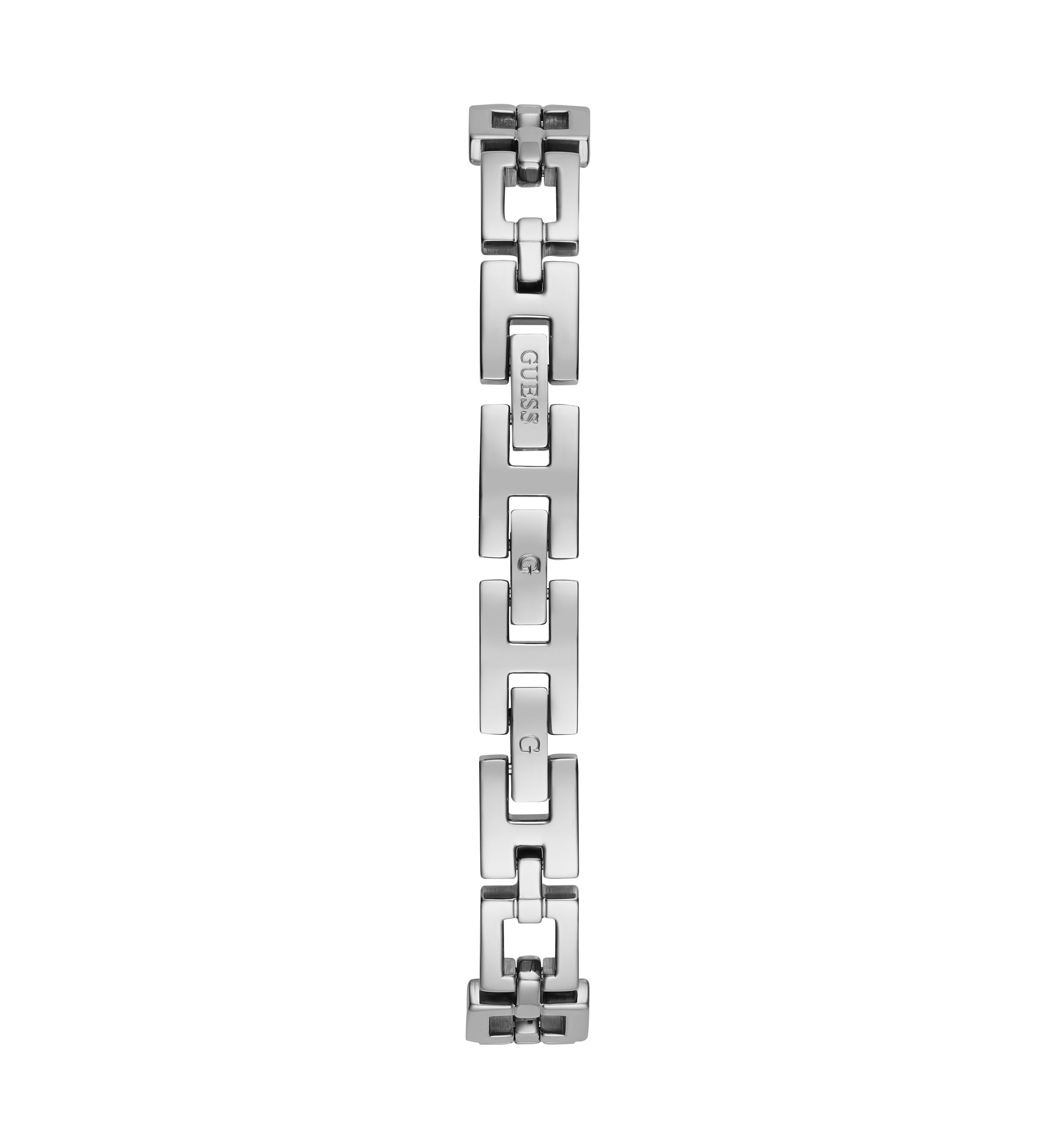 Silver Tone Case Stainless Steel Watch