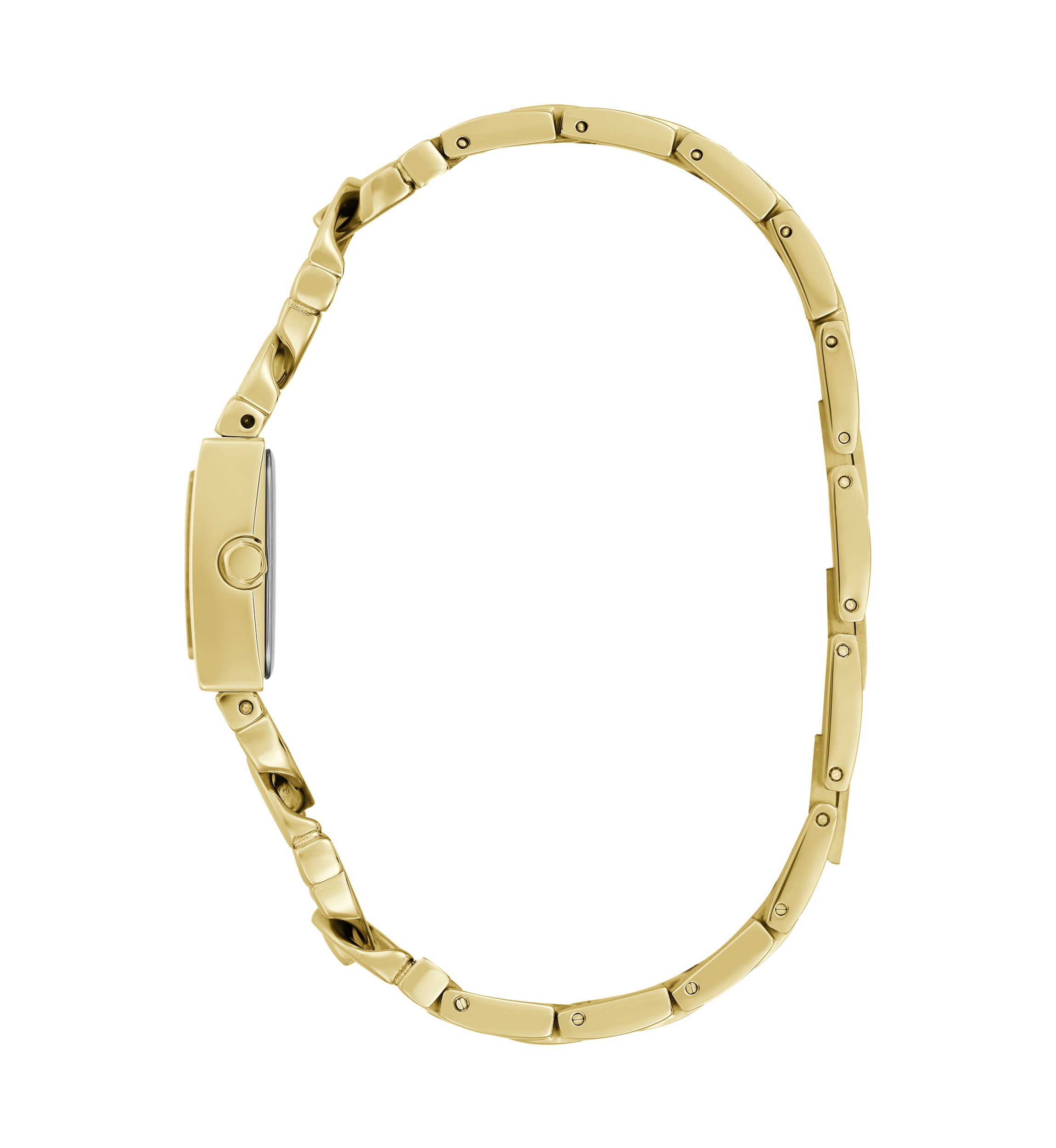 Gold Tone Runaway Chain Bracelet Watch