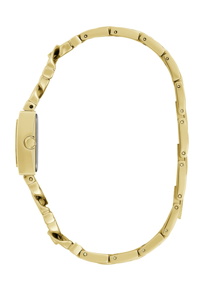 Gold Tone Runaway Chain Bracelet Watch