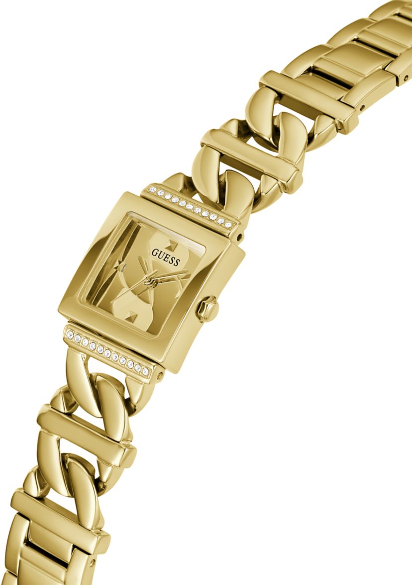 Gold Tone Runaway Chain Bracelet Watch