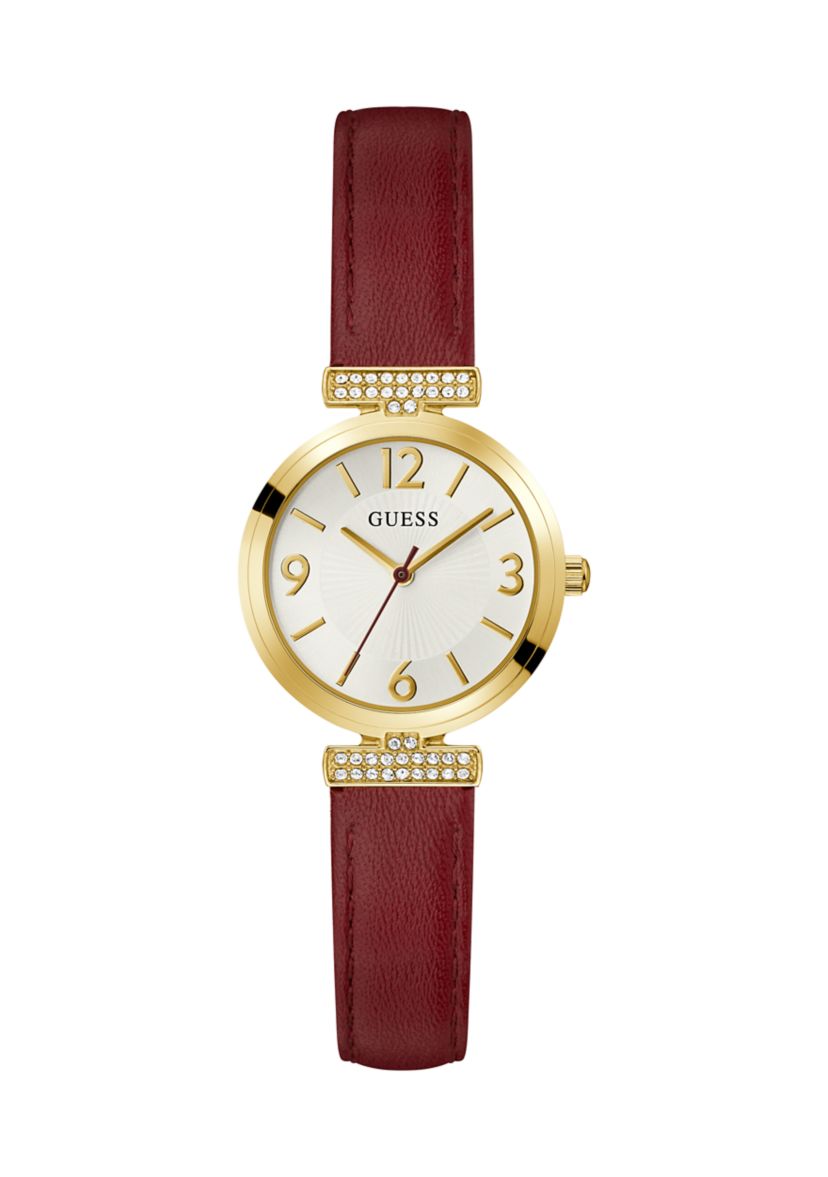 Dark Red Watch 
