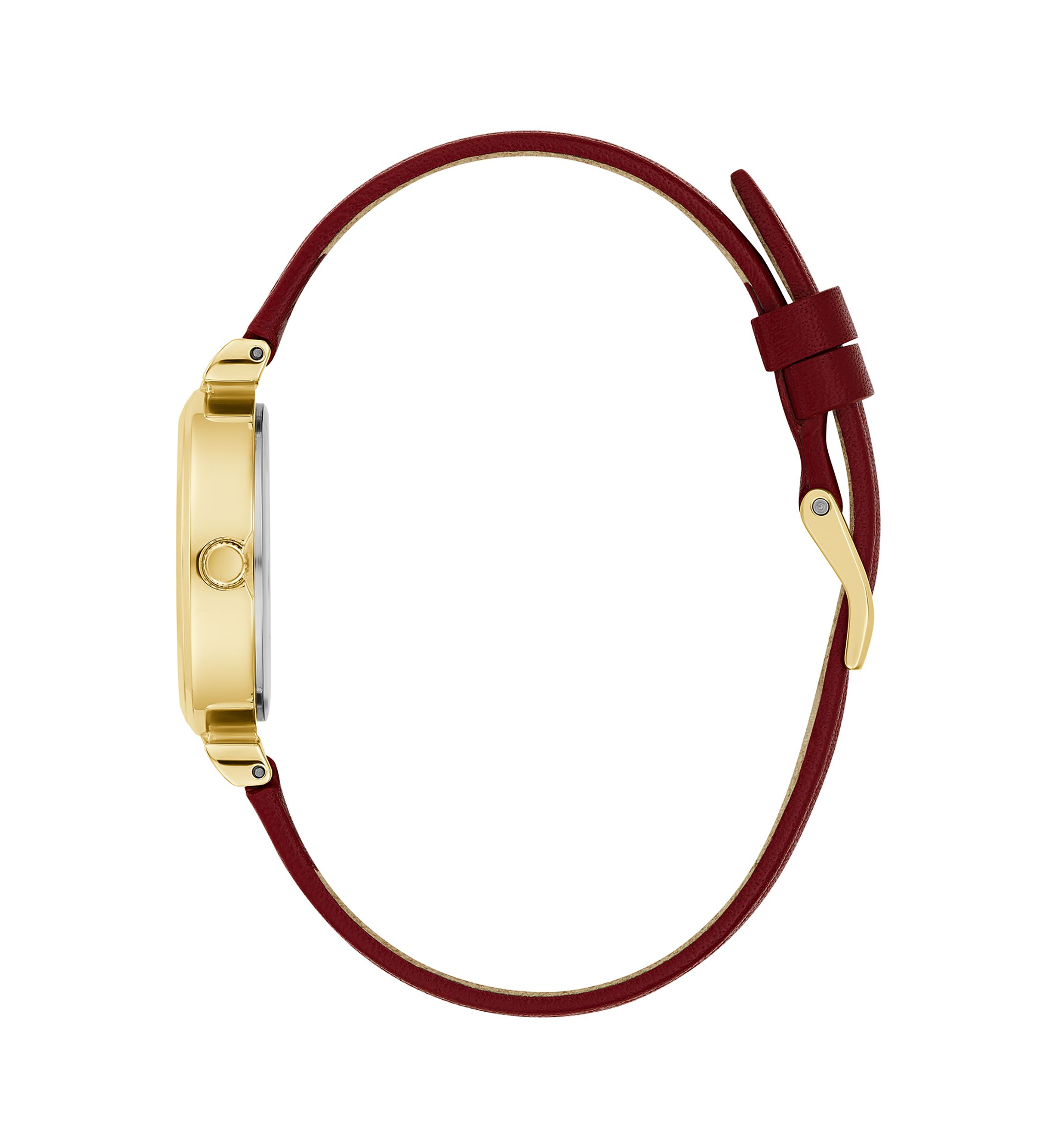 Dark Red Watch 
