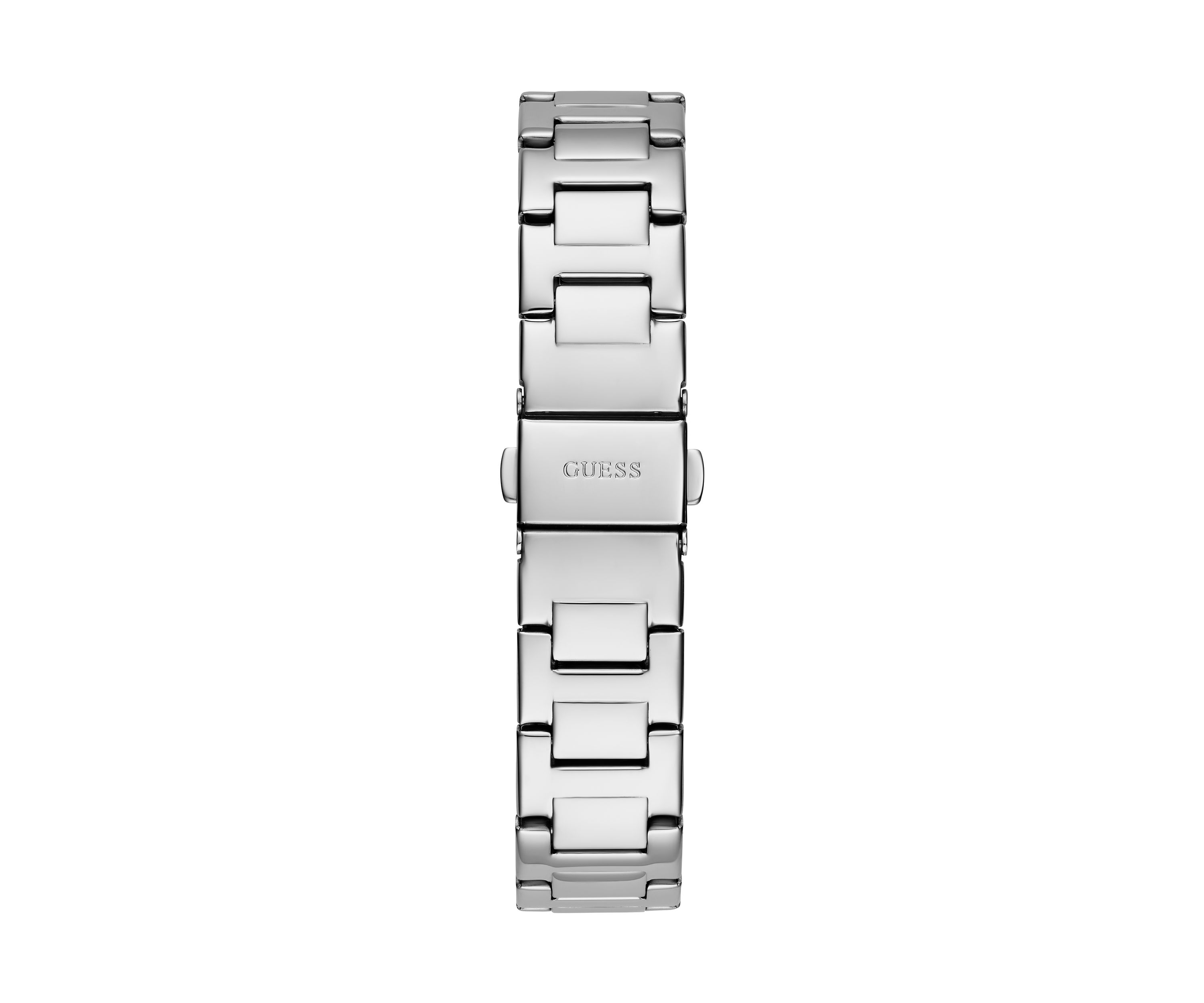 Silver Tone Case Stainless Steel Watch