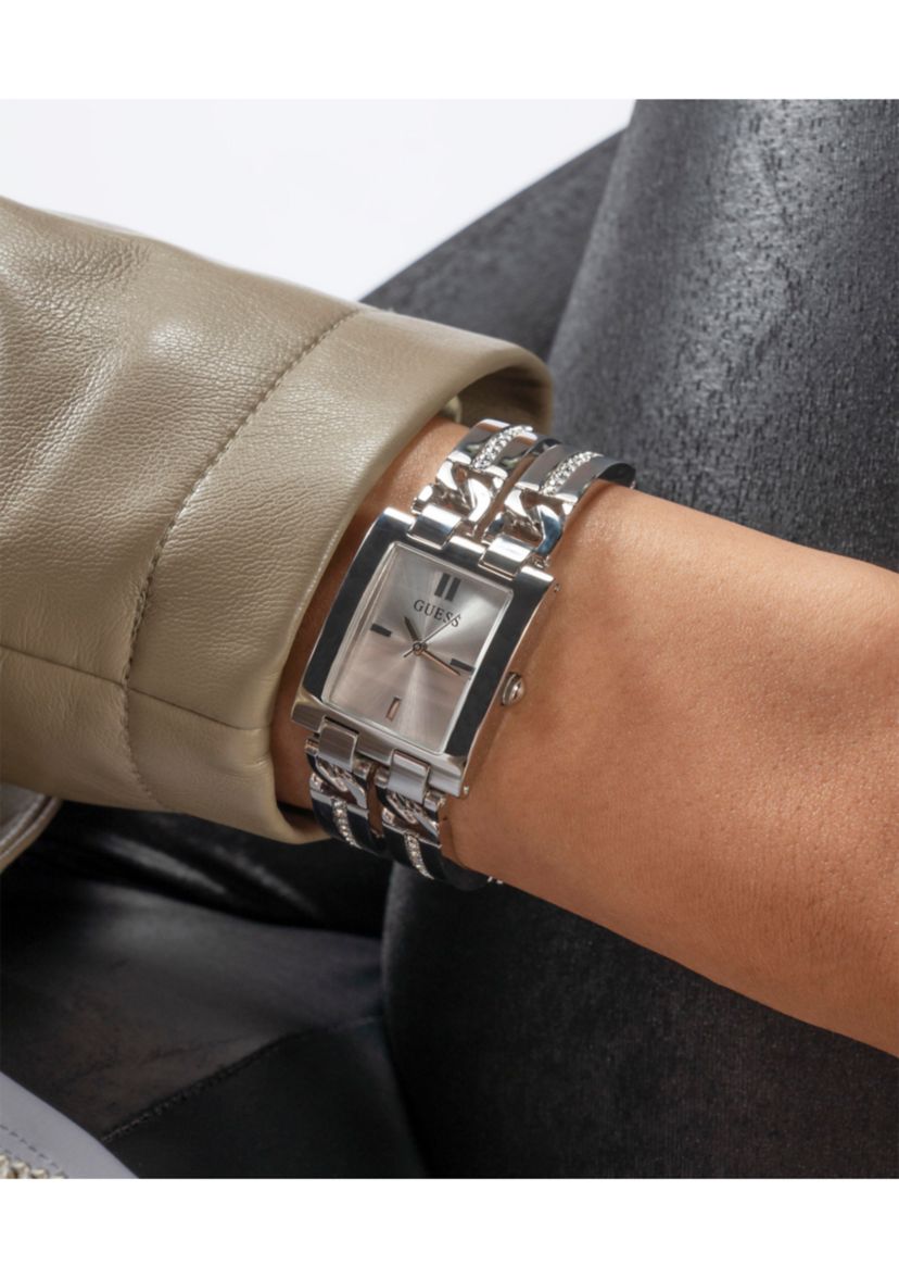 Chain Link Pavé Band Watch