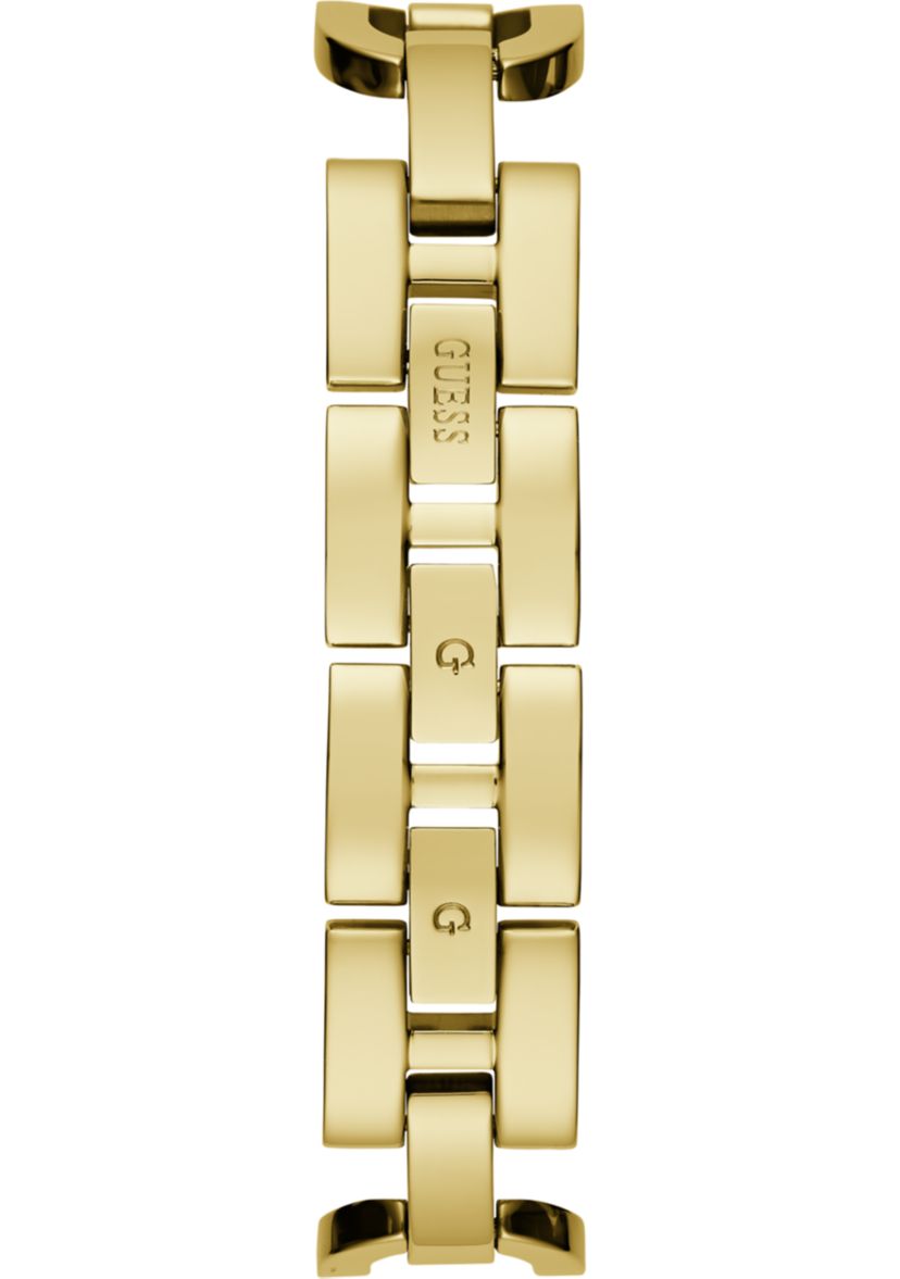 Gold Tone Analog Logo Watch