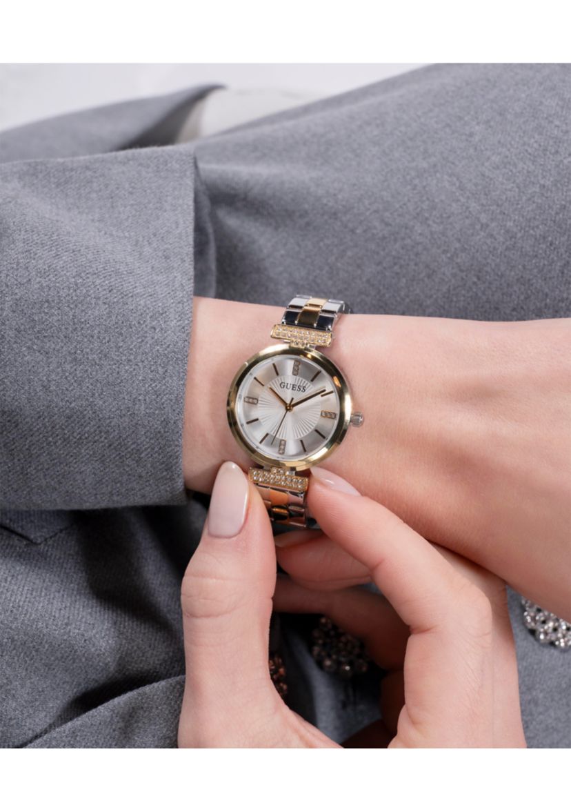 Two Tone Analog Watch