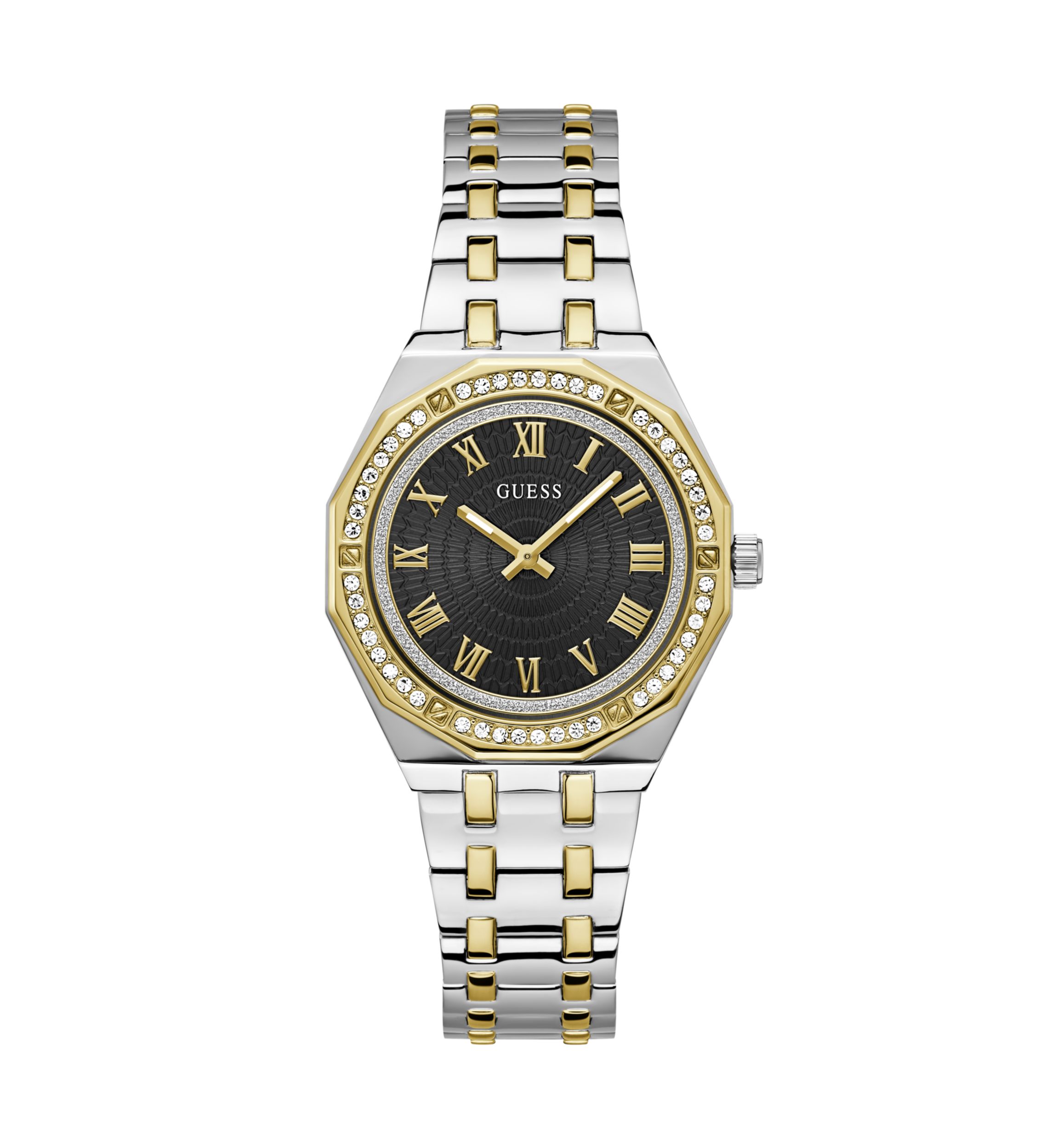 Two Tone Metal Bracelet Watch