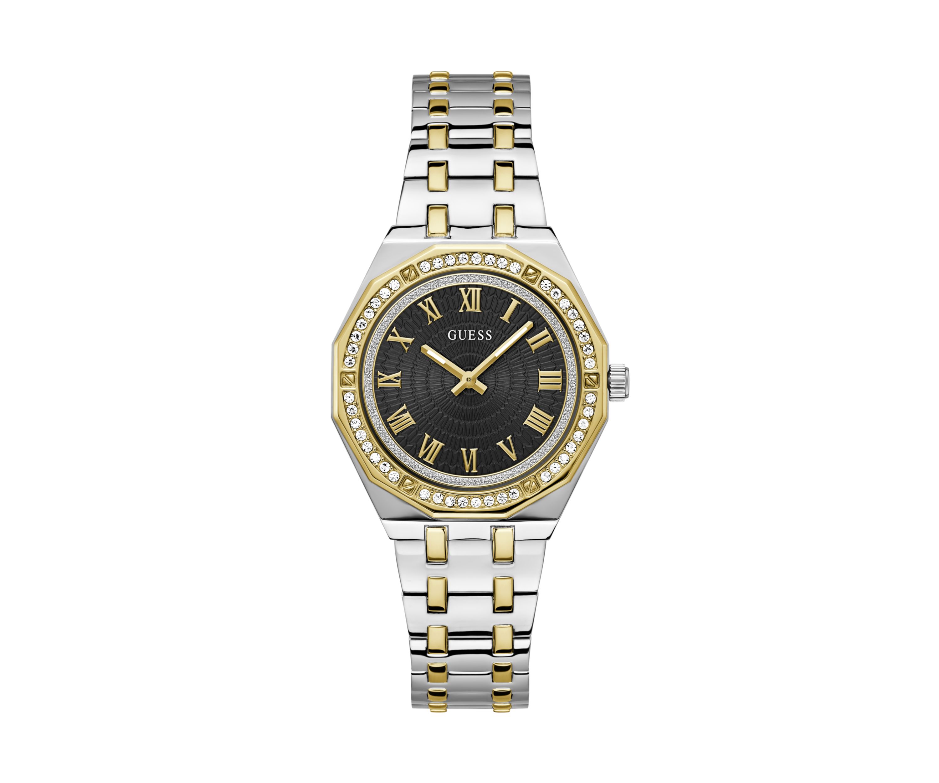 Two Tone Metal Bracelet Watch