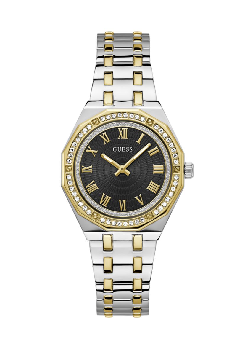 Two Tone Metal Bracelet Watch