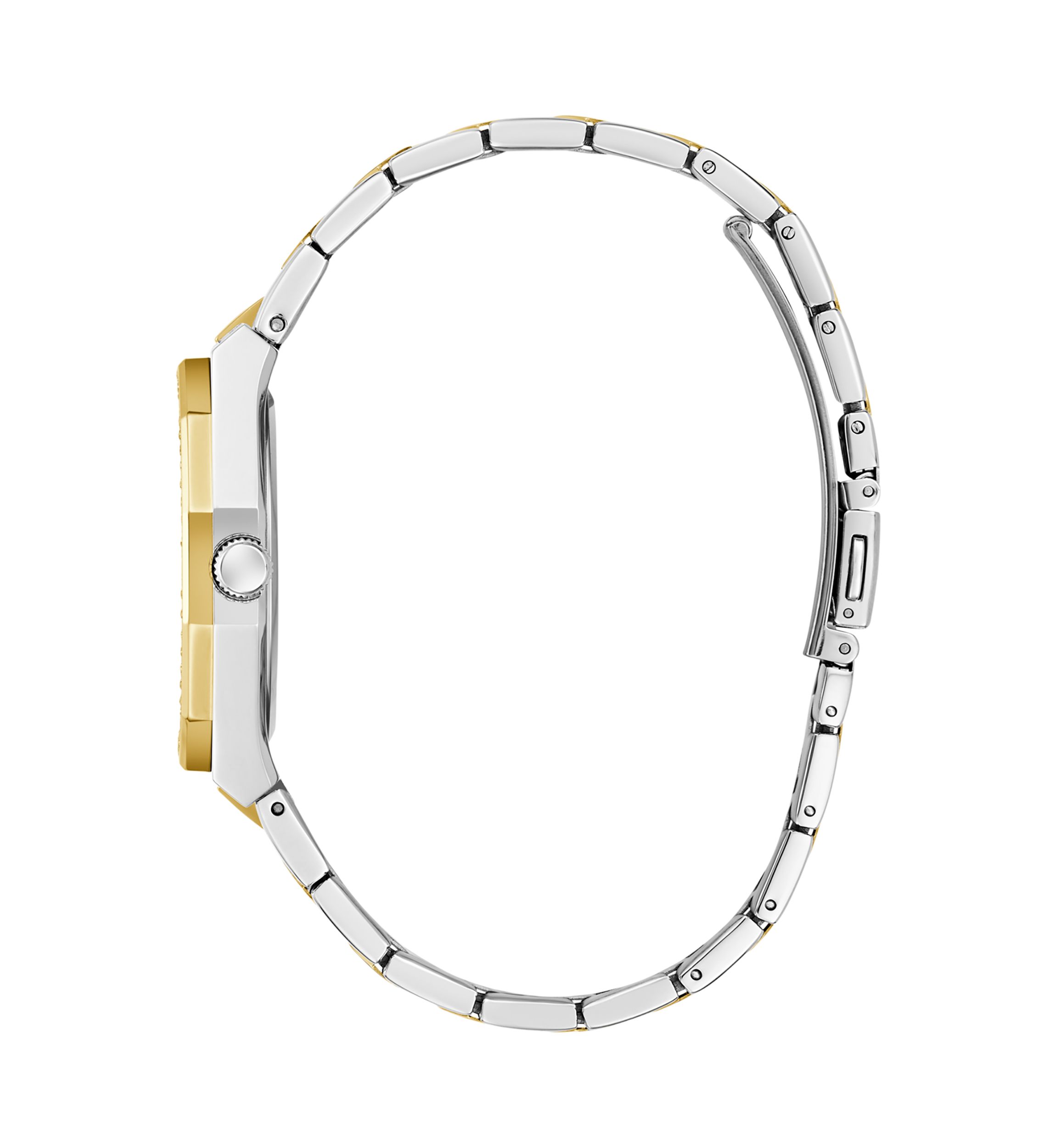 Two Tone Metal Bracelet Watch