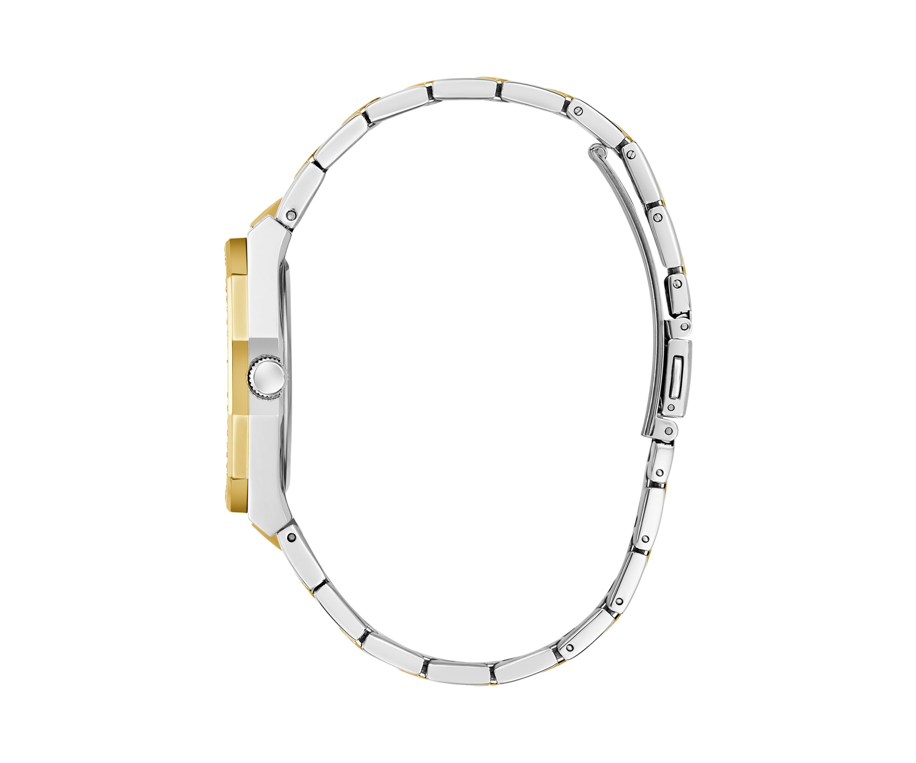 Two Tone Metal Bracelet Watch