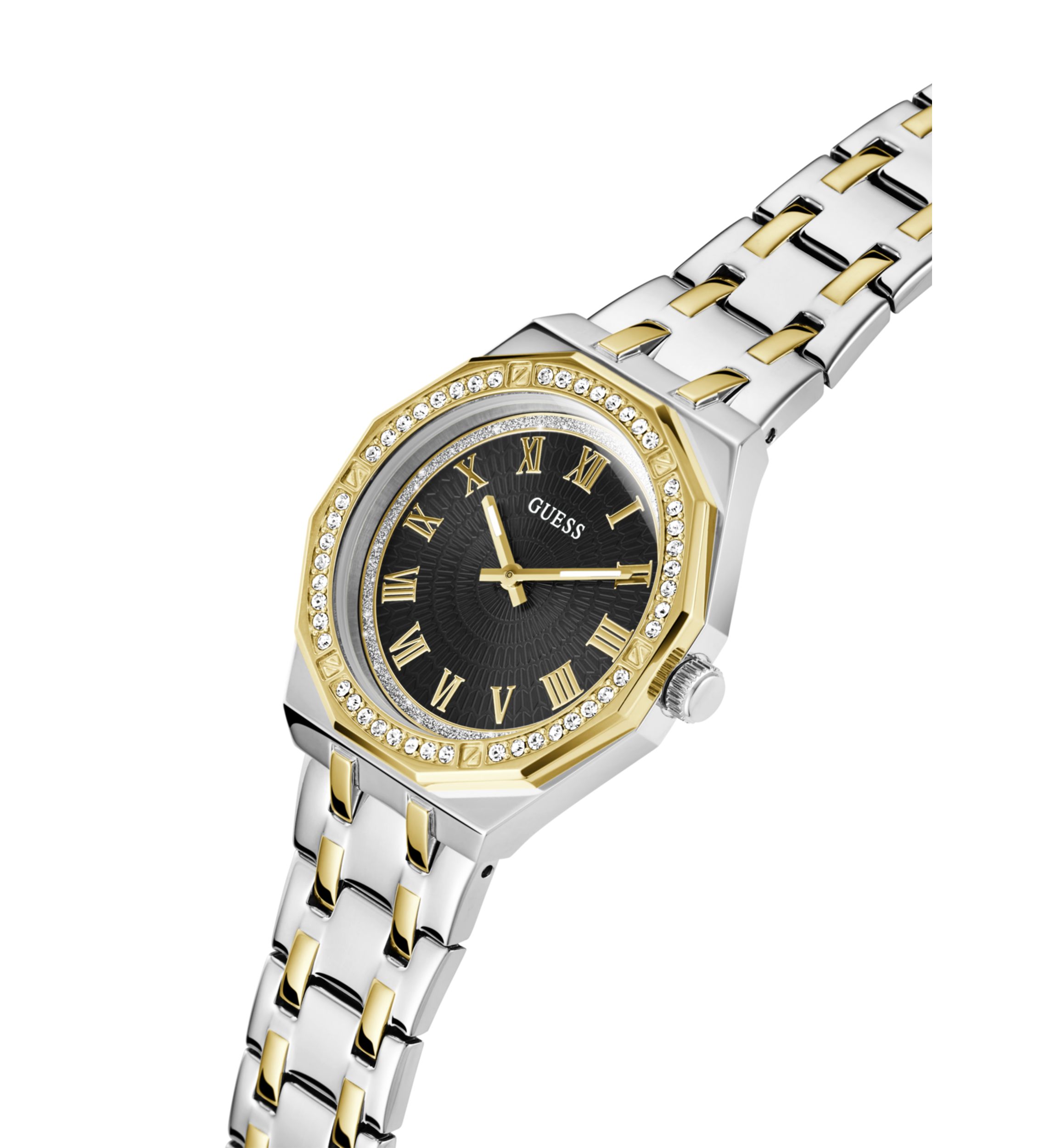 Two Tone Metal Bracelet Watch