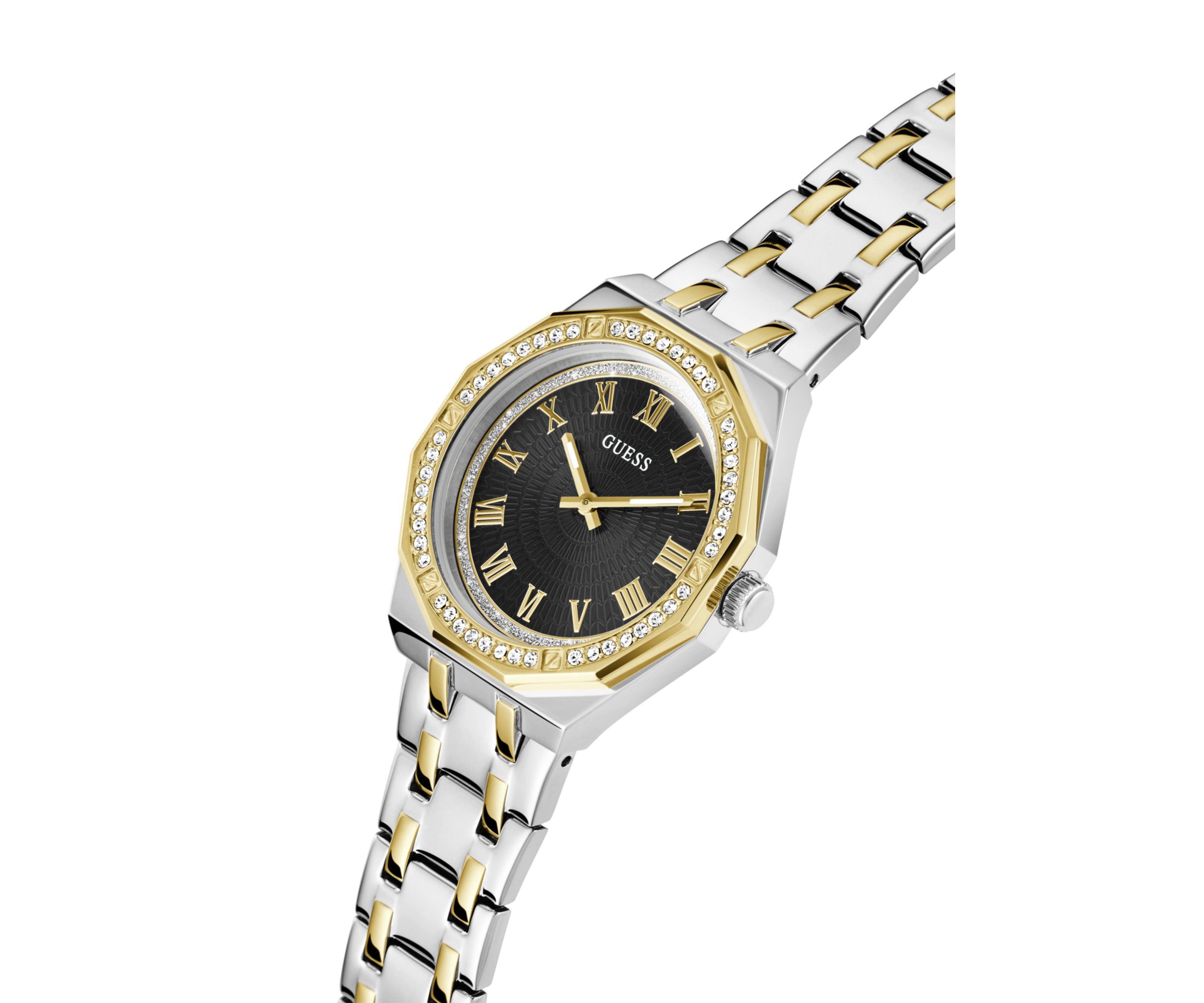 Two Tone Metal Bracelet Watch