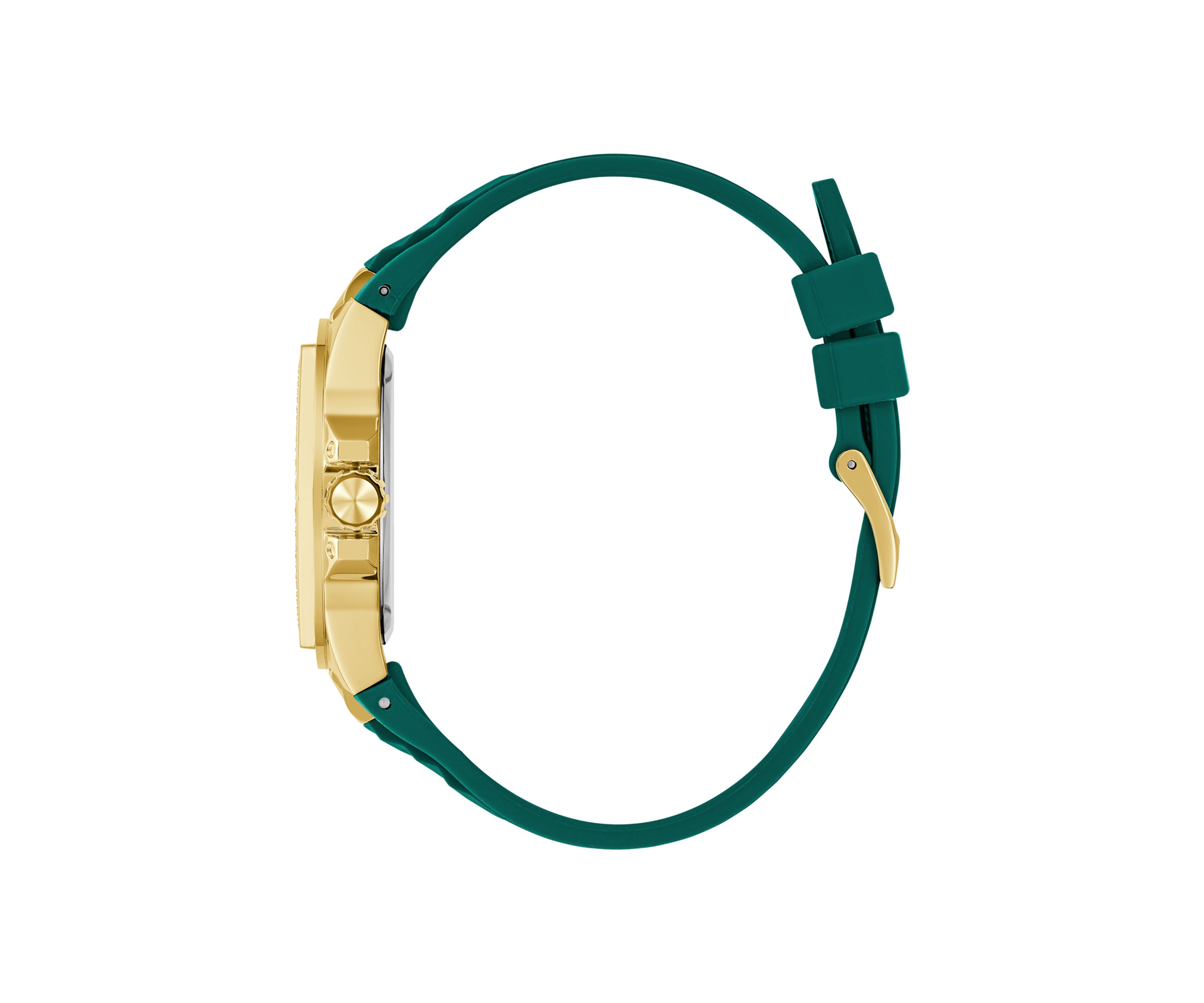 Green Gold Tone Multi-function Watch