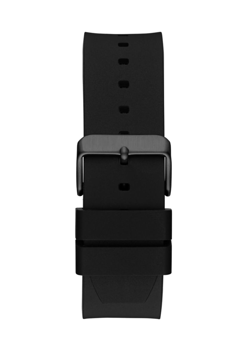Rubber Black Band Watch