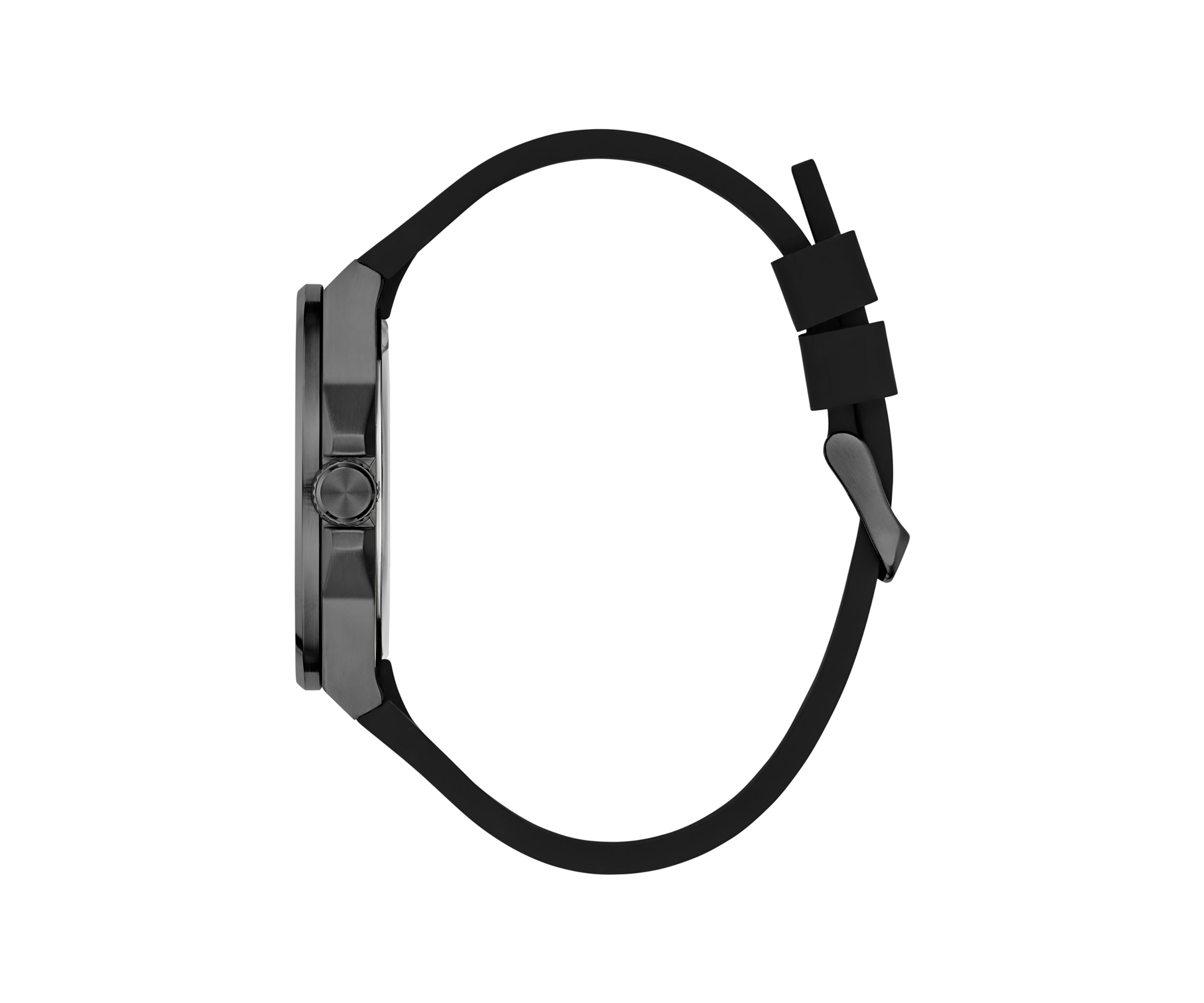 Rubber Black Band Watch
