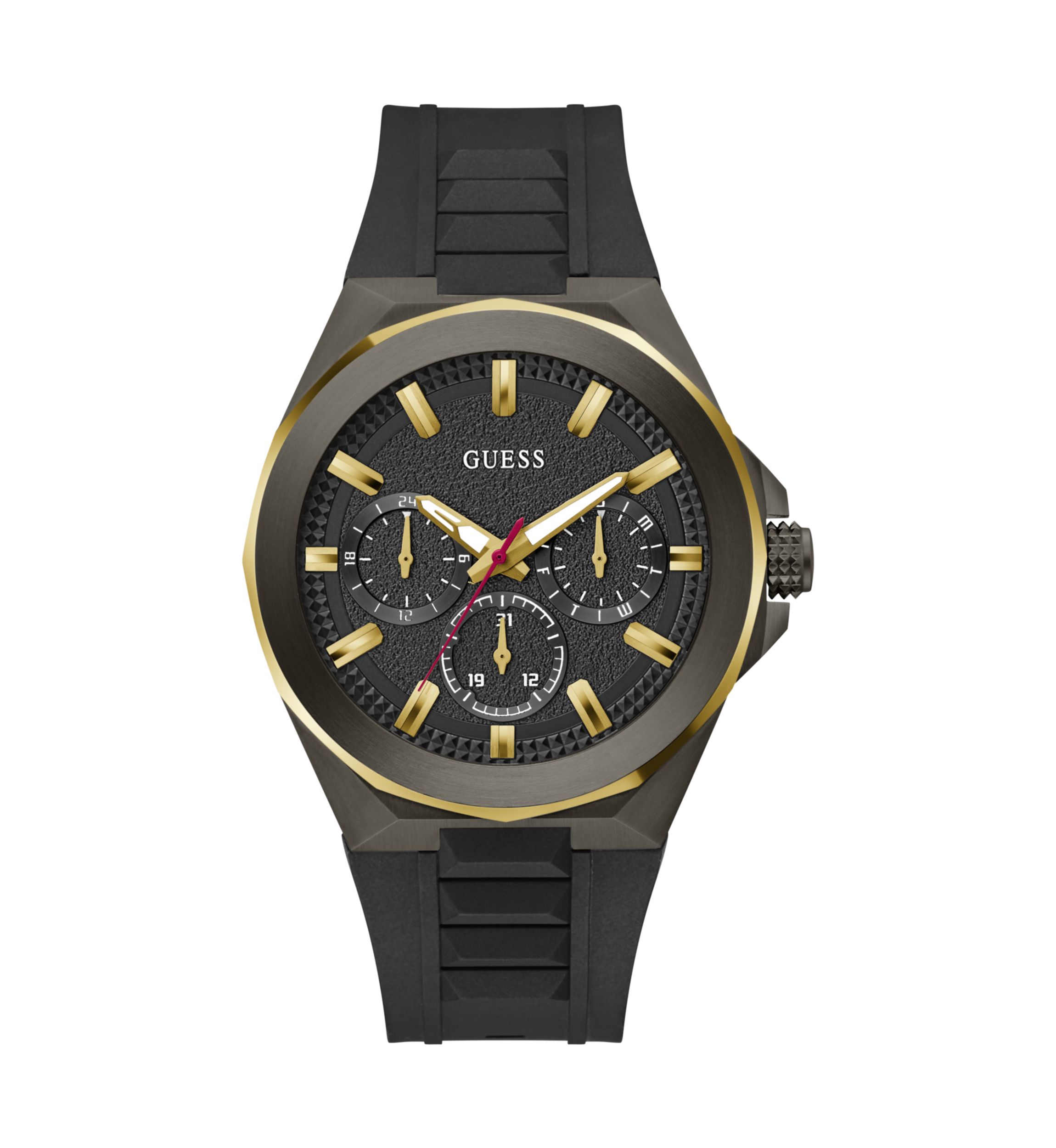 Black Two-Tone Multifunction Watch