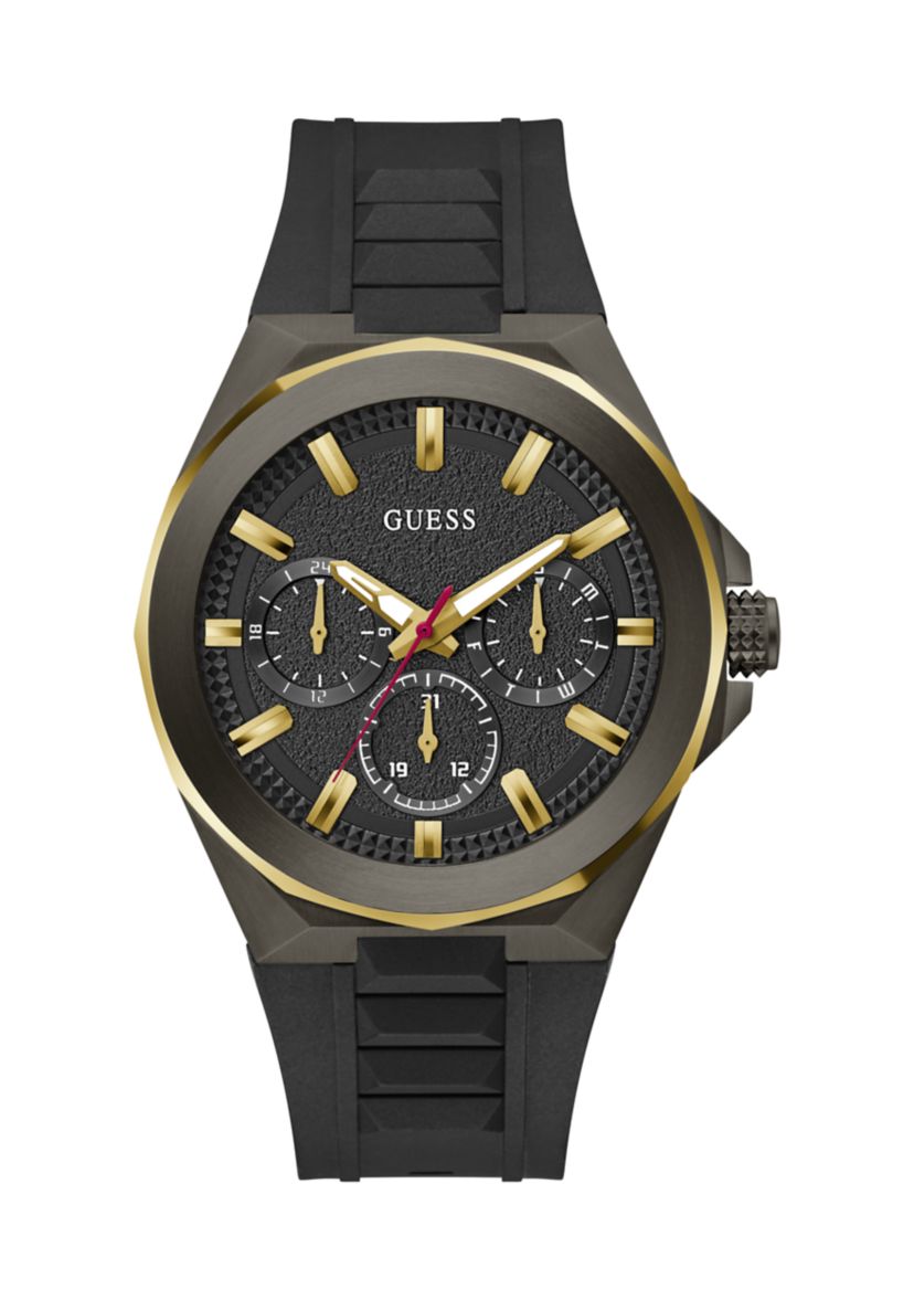 Black Two-Tone Multifunction Watch