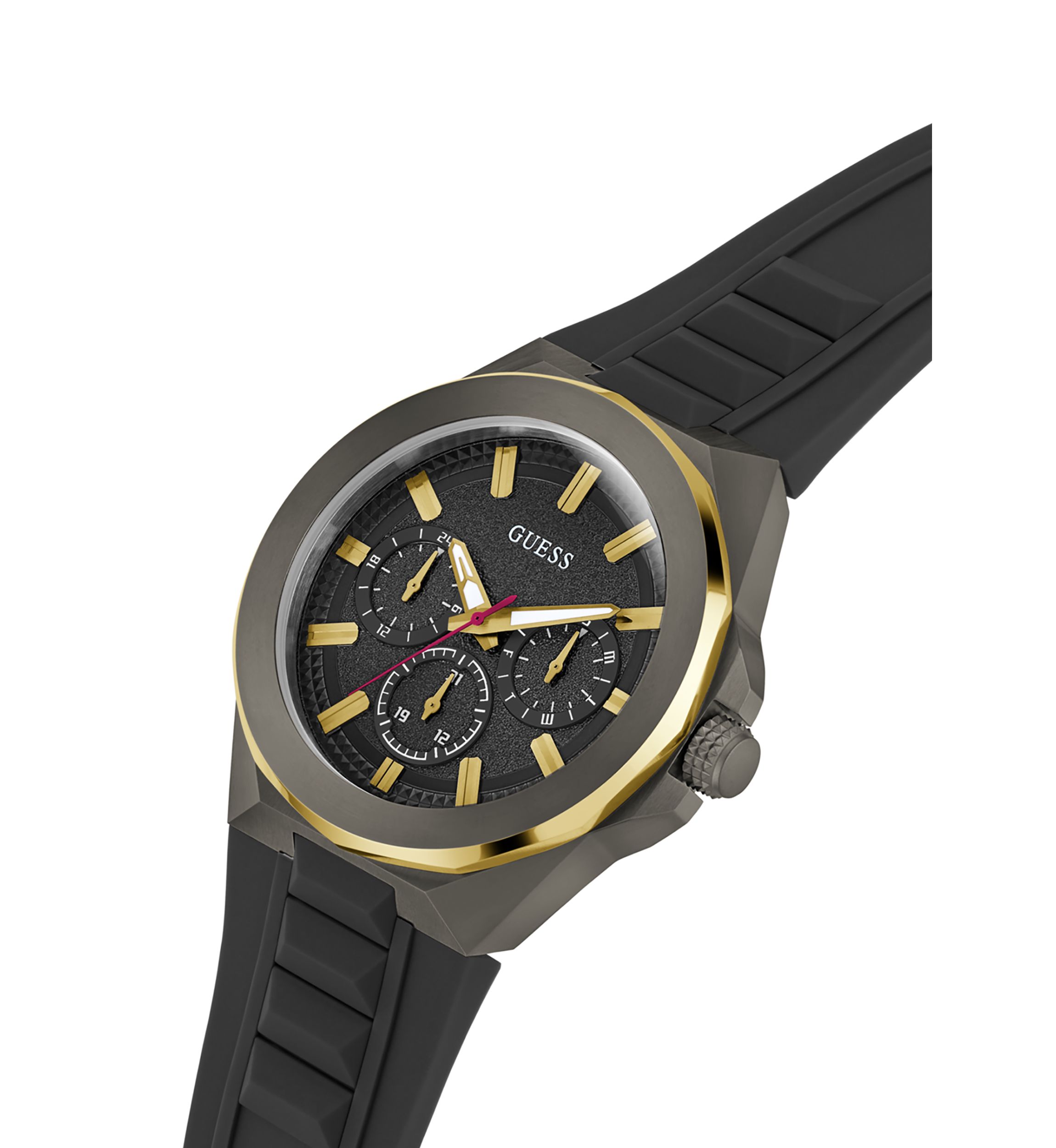 Black Two-Tone Multifunction Watch