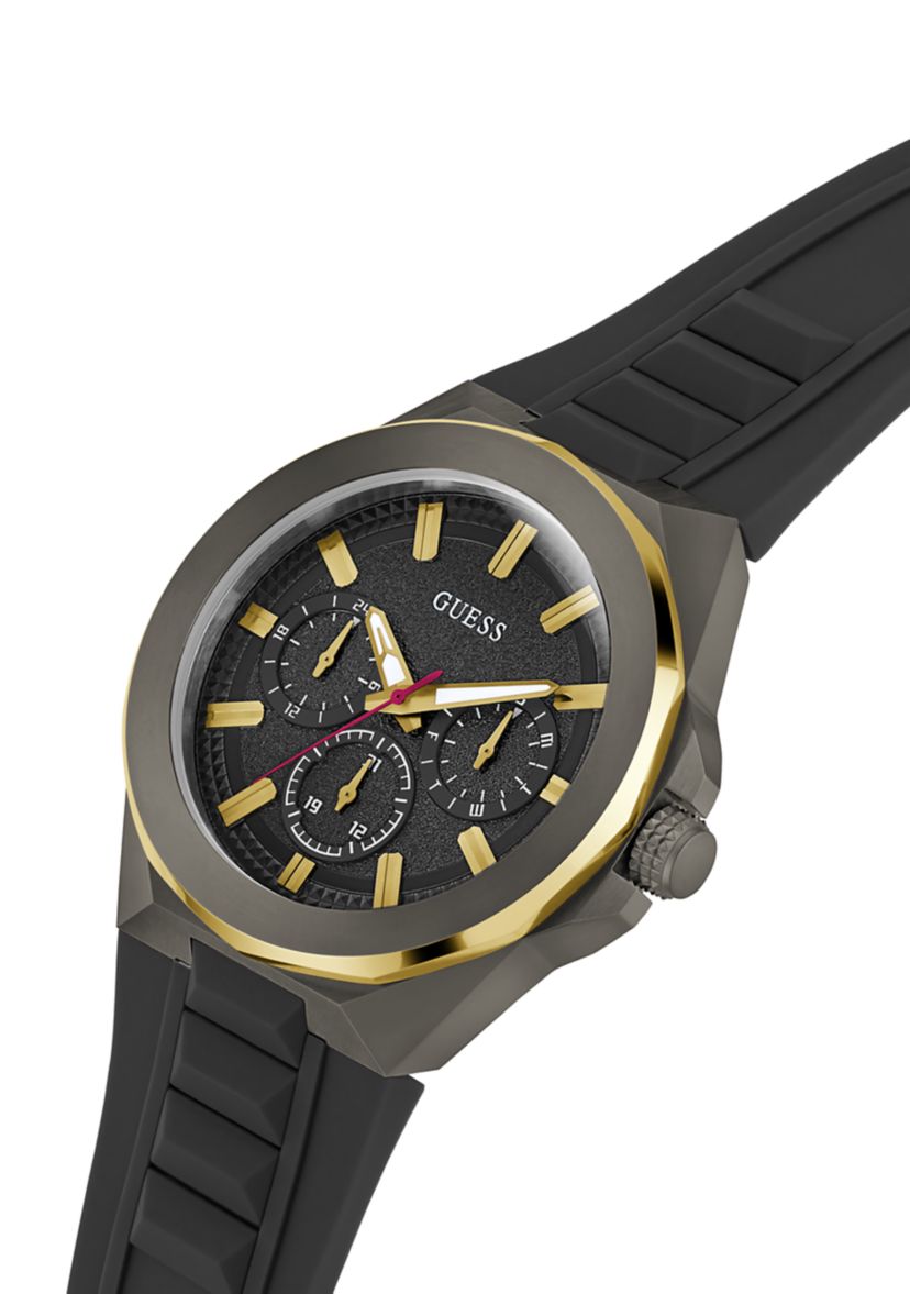 Black Two-Tone Multifunction Watch