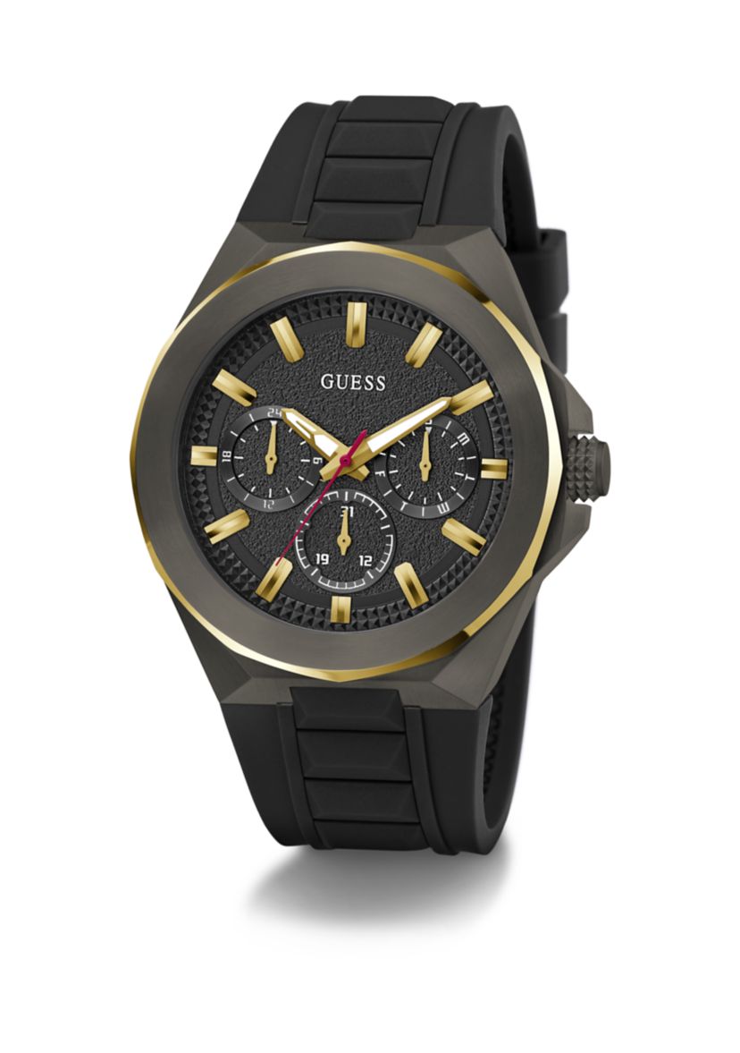 Black Two-Tone Multifunction Watch