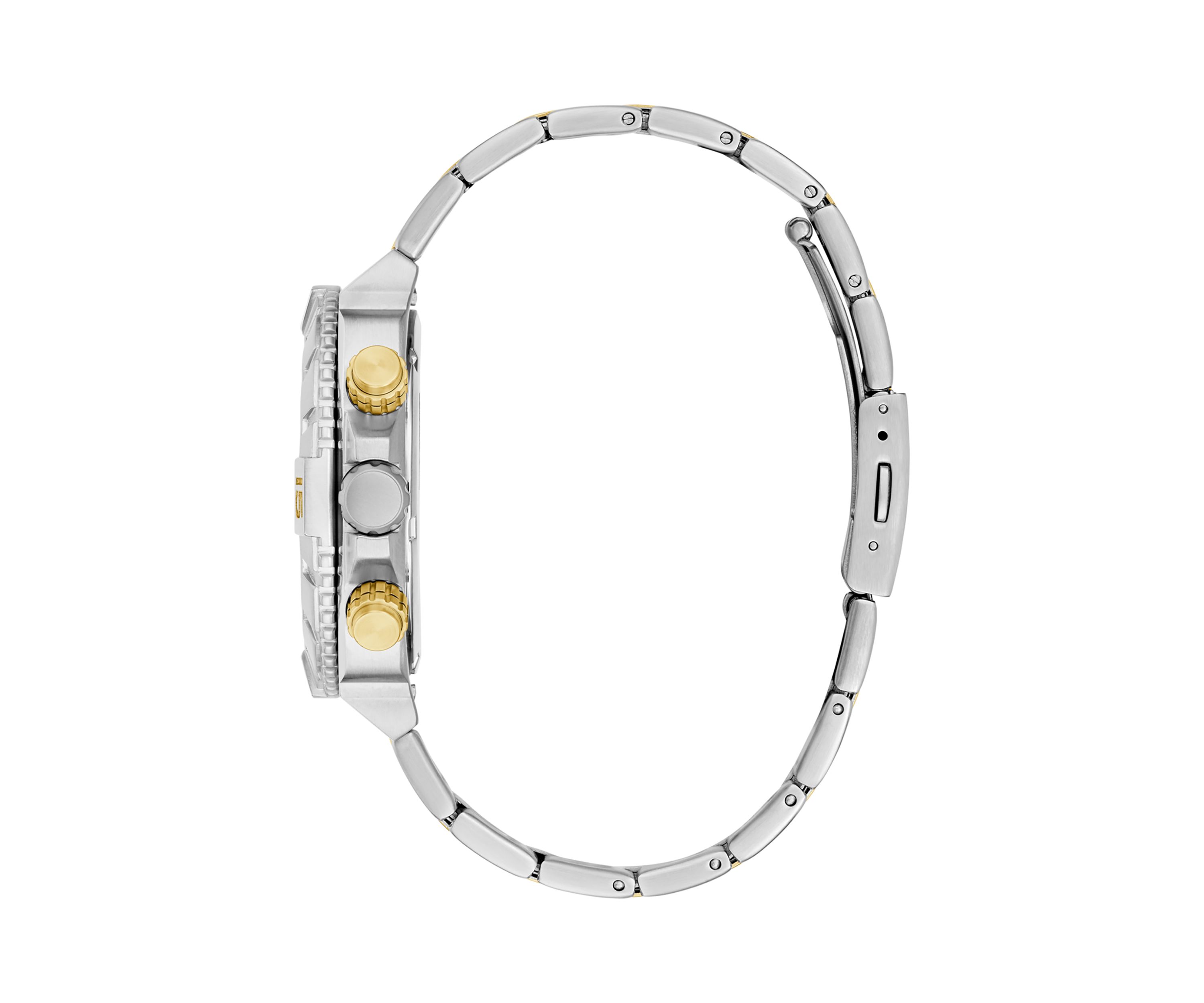 Two-Tone Silver Tone Multifunction Watch