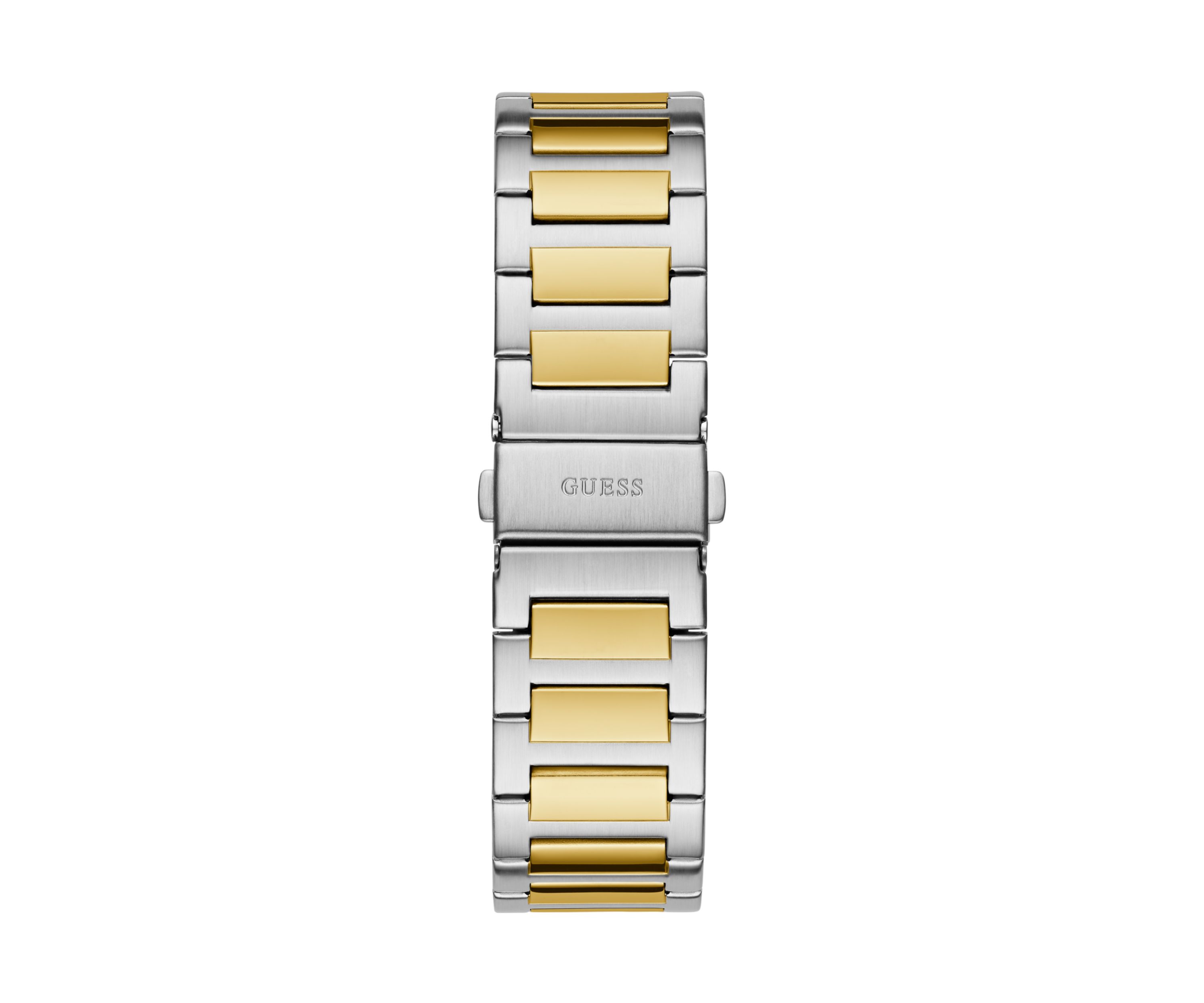 Two Tone Black Dial Watch