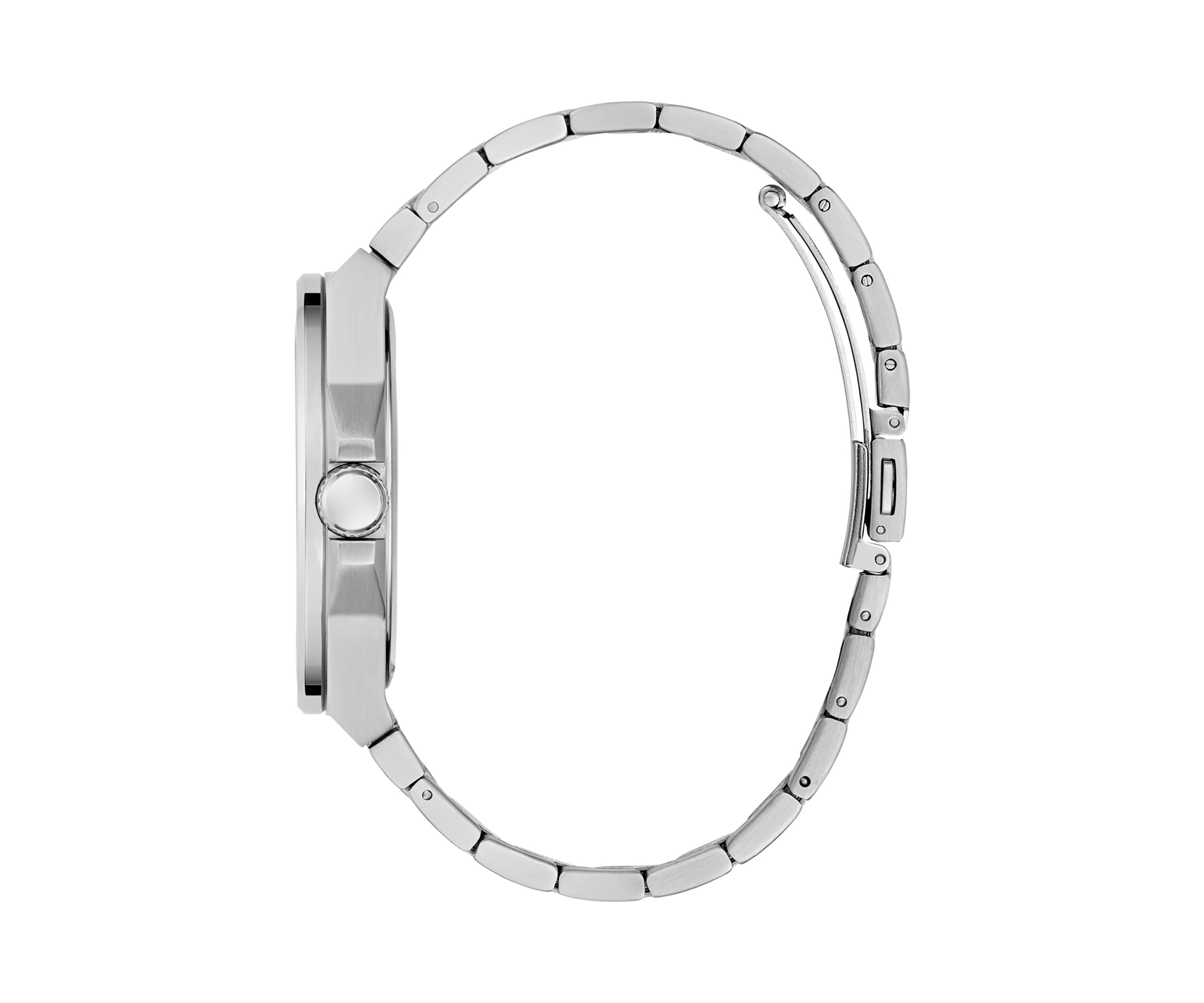 Two Tone Black Dial Watch