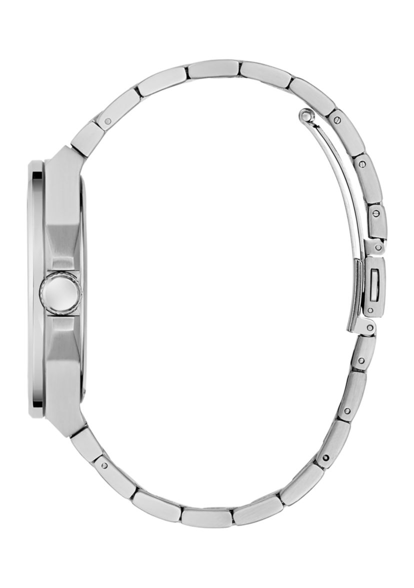 Two Tone Black Dial Watch