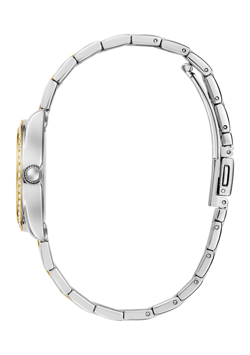 Two-Tone Analog Watch