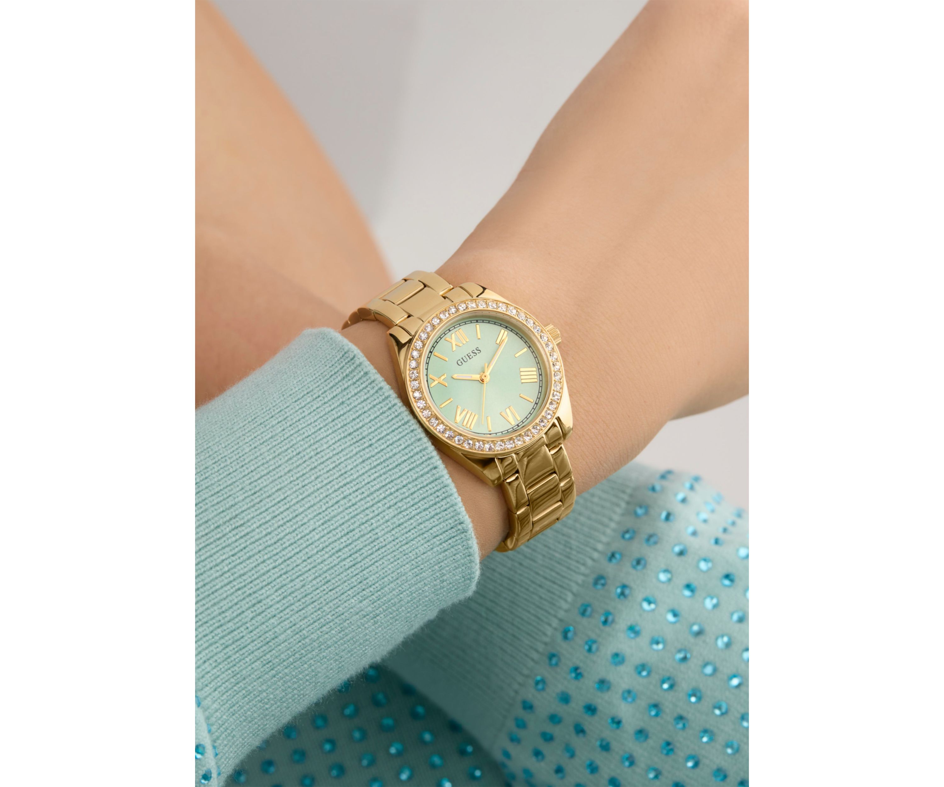 Gold Tone Analog Watch