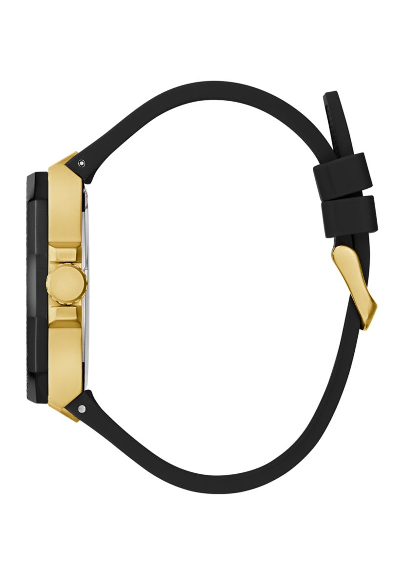 Black Gold Tone Multi-Function Watch
