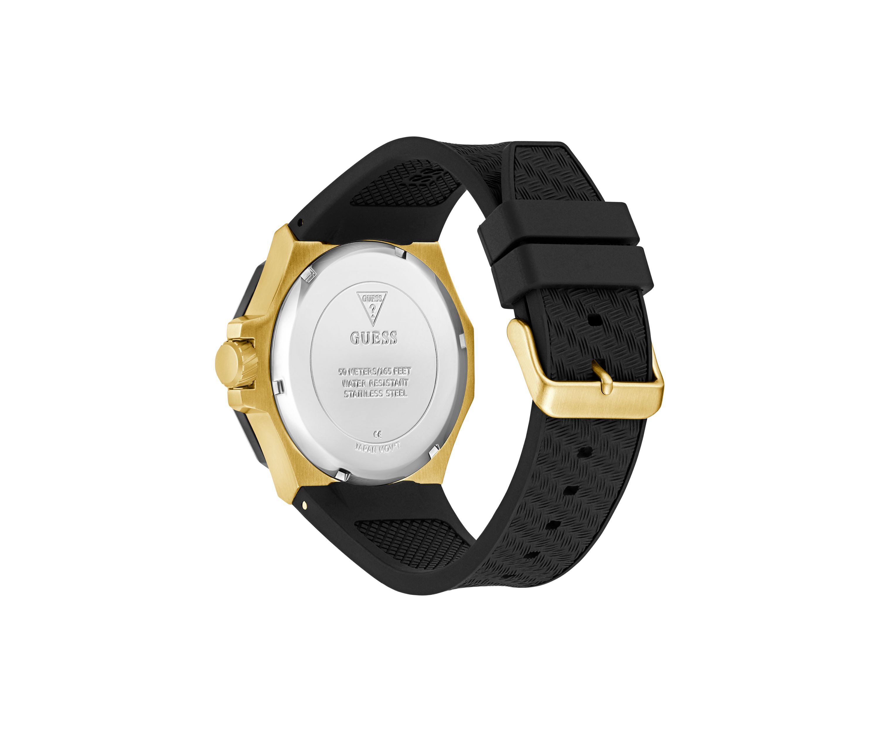 Black Gold Tone Multi-Function Watch