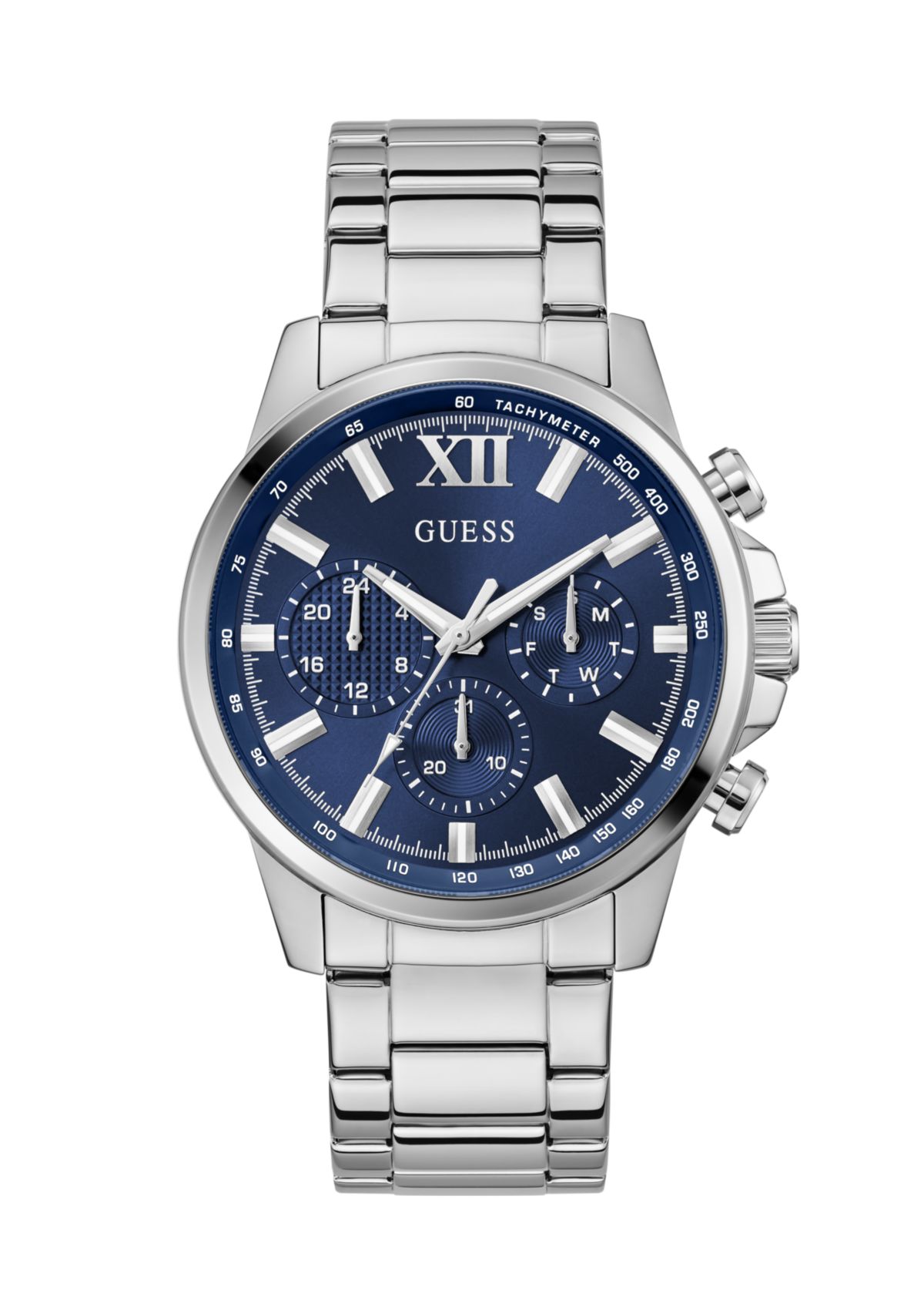 Silver Tone Multifunction Watch