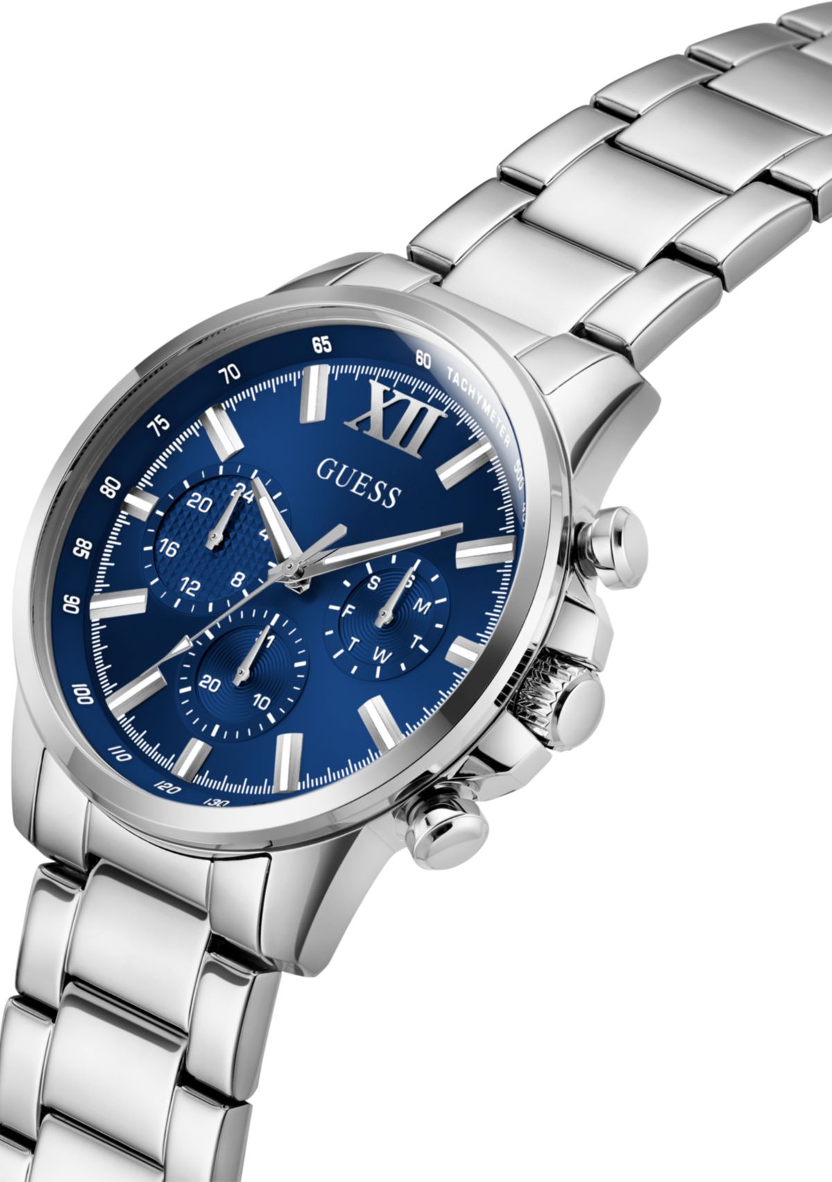 Silver Tone Multifunction Watch
