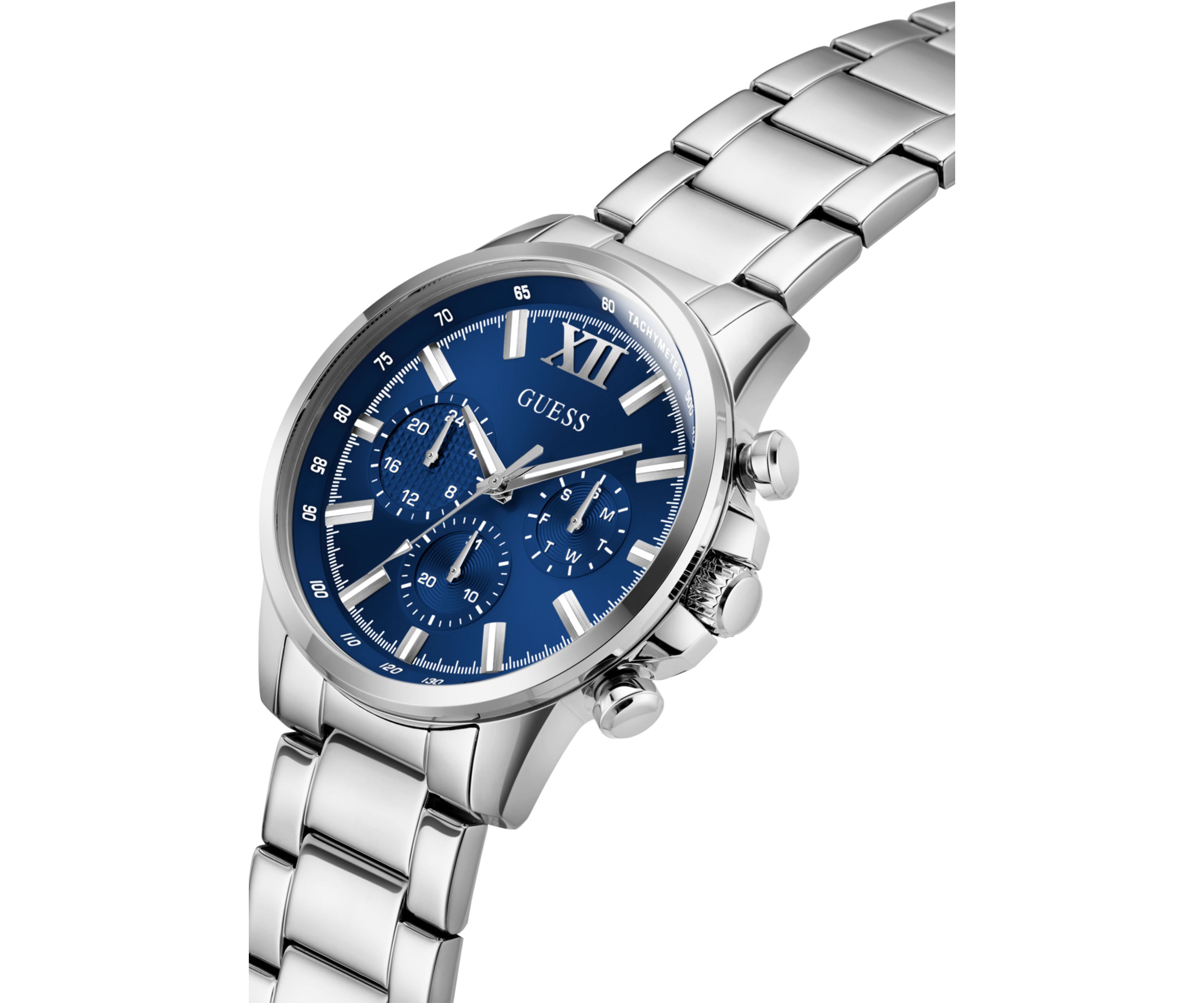 Silver Tone Multifunction Watch