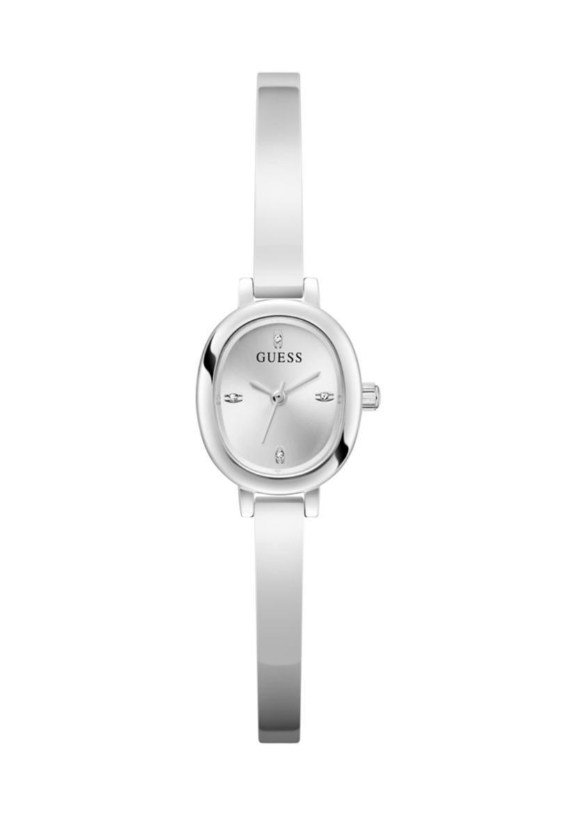 Guess Silver Women\'s Stainless Steel Watch with White Dial GUESS Ladies White Silver Tone Analog Watch - GW0860L3  main image 3