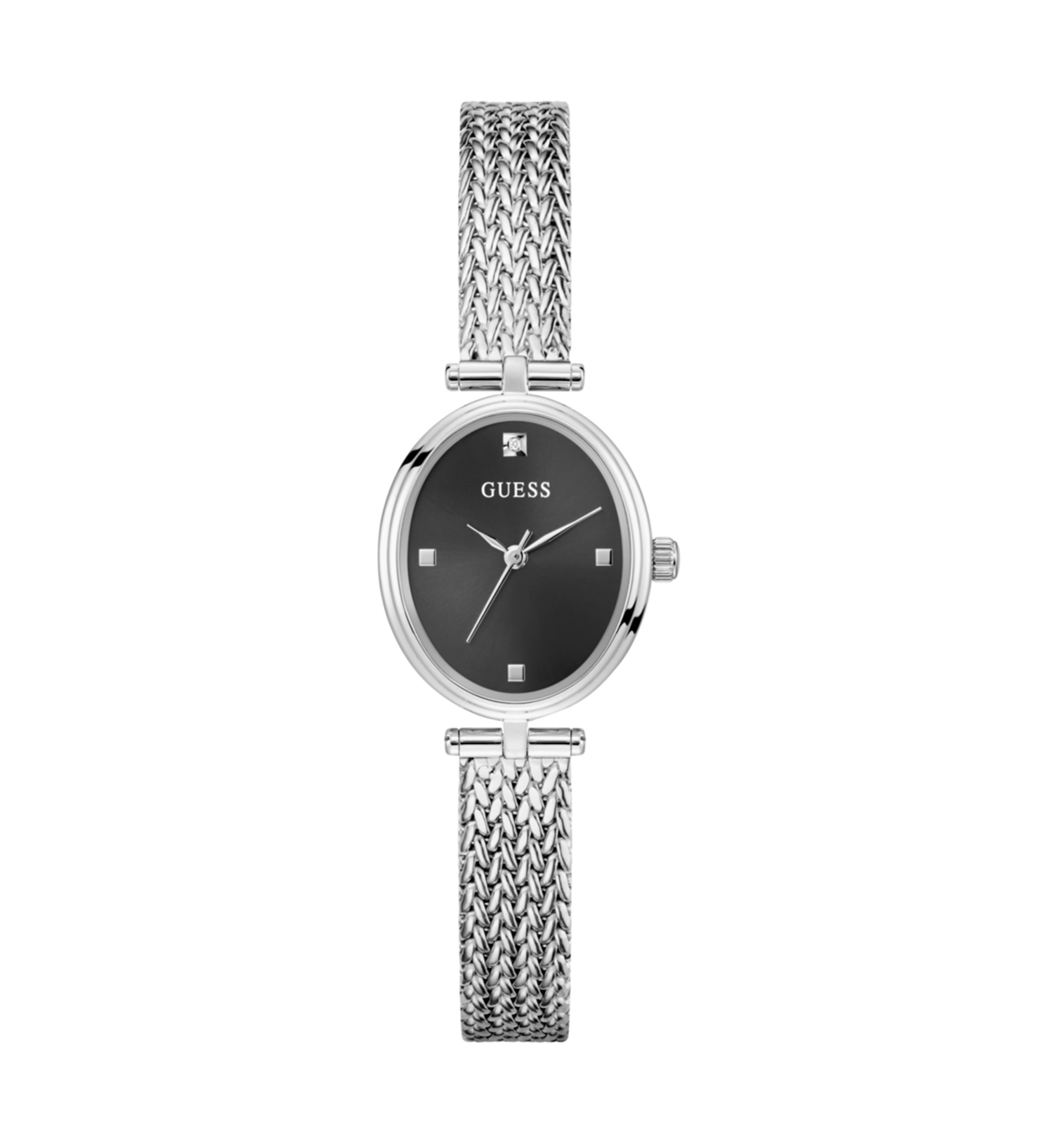 GUESS Black and Silver Women’s Watch GUESS Ladies Black Silver Tone Analog Watch - GW0938L1  main image 2