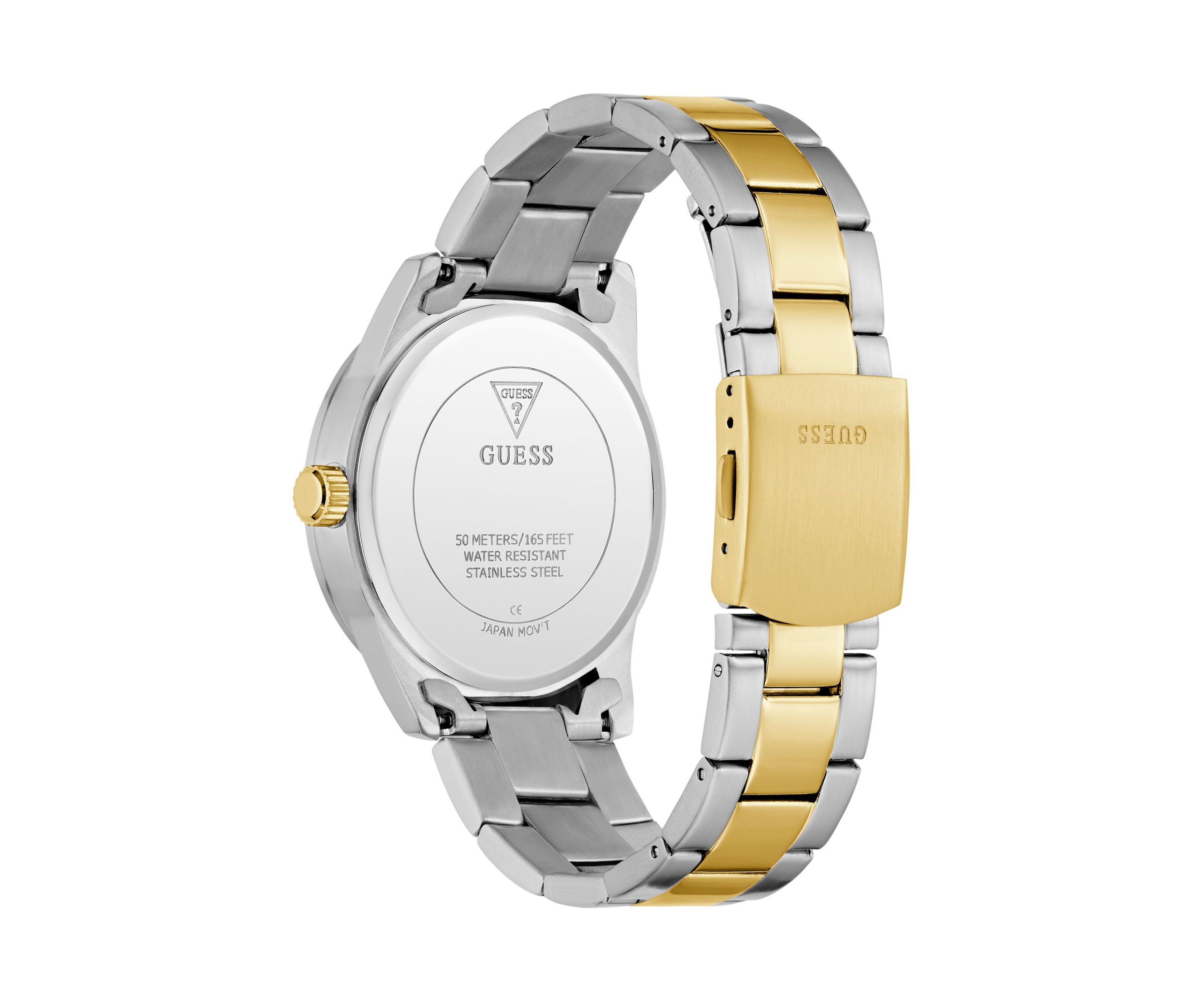 Two Tone Blue Dial Watch