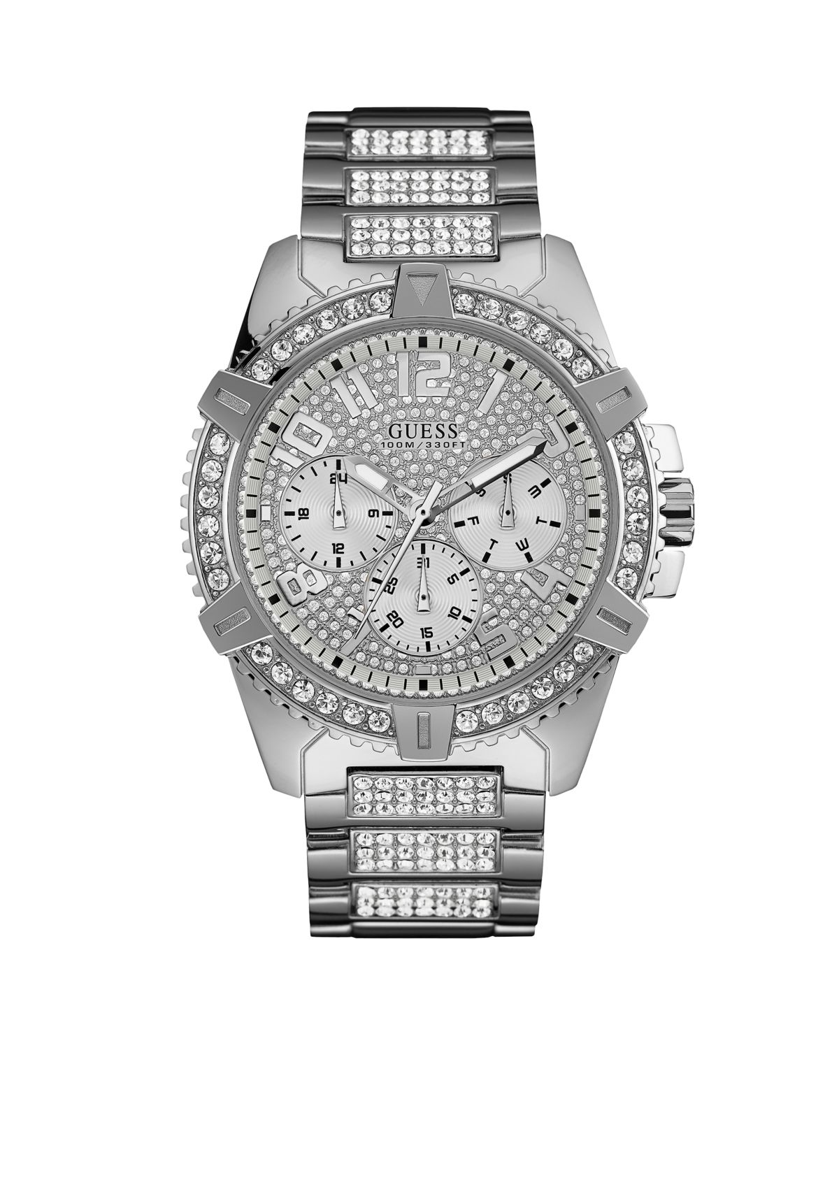 Silver-Tone Showstopping Presence Watch