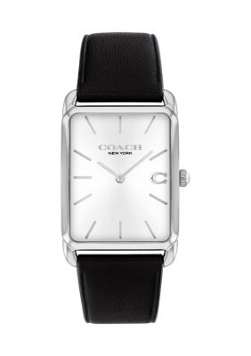 COACH Women's Elliot Leather Strap Watch
