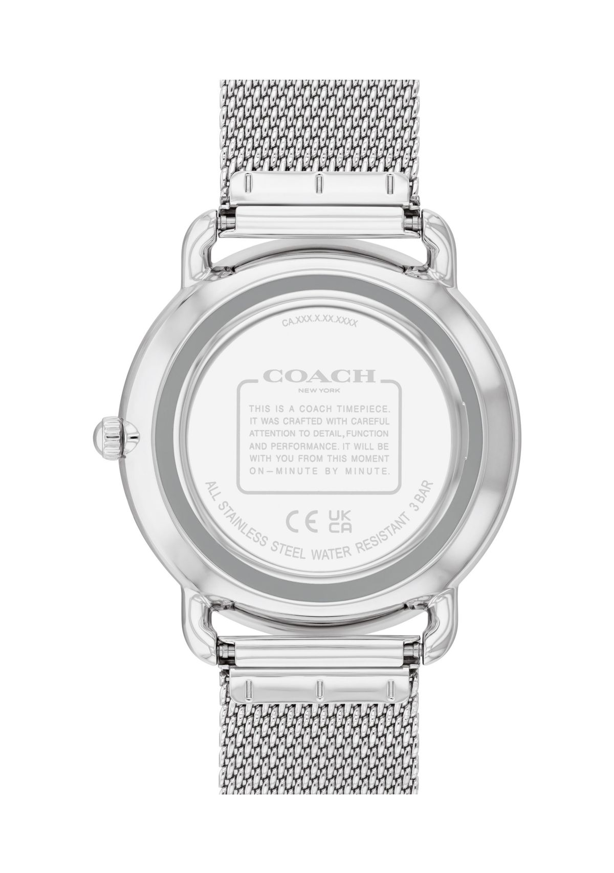 Elliot Silver Tone Stainless Steel Bracelet Watch