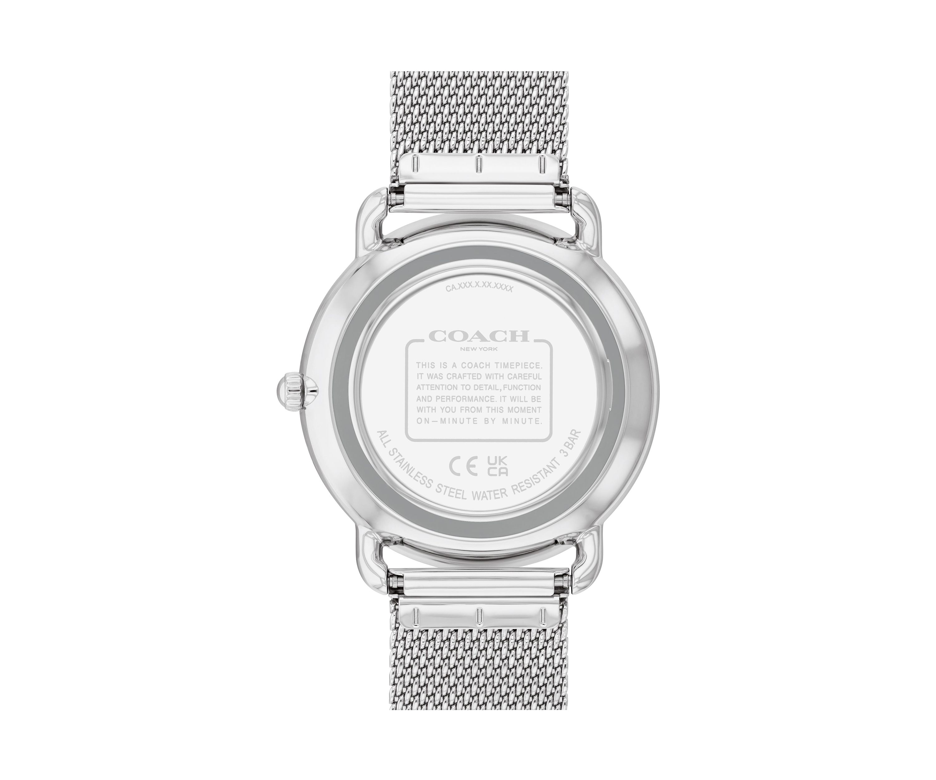 Elliot Silver Tone Stainless Steel Bracelet Watch