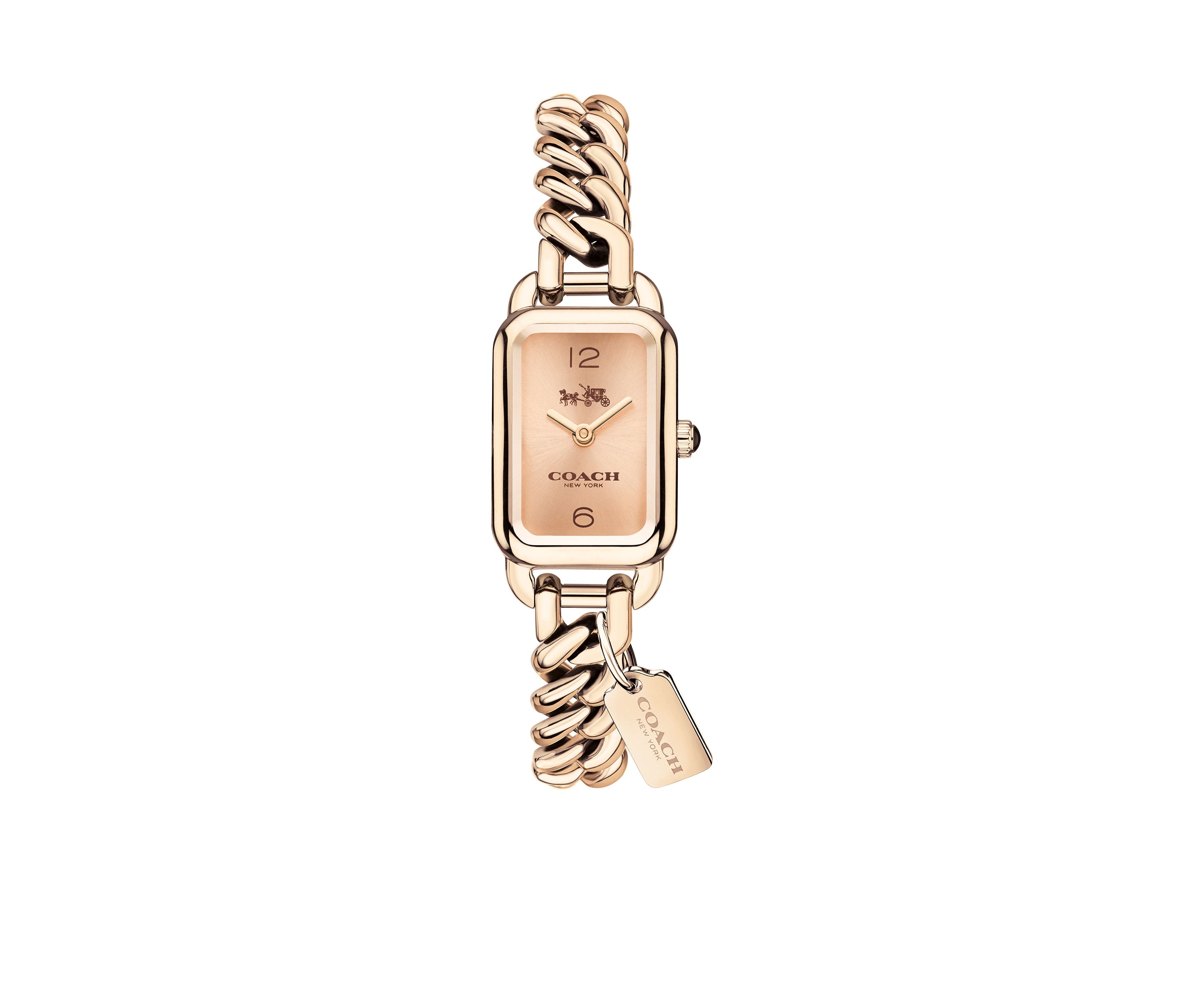 Feminine Braided Glam Ludlow Rose Gold -Toned Watch