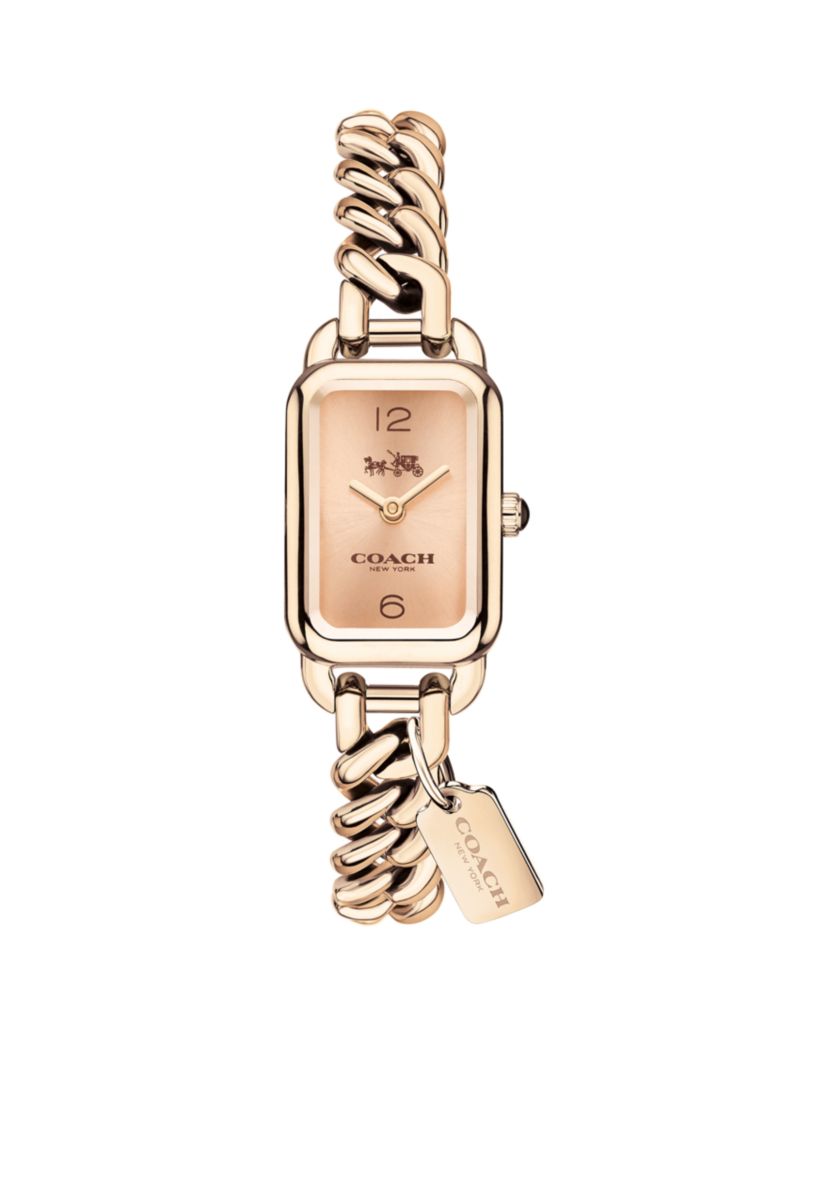 Feminine Braided Glam Ludlow Rose Gold -Toned Watch