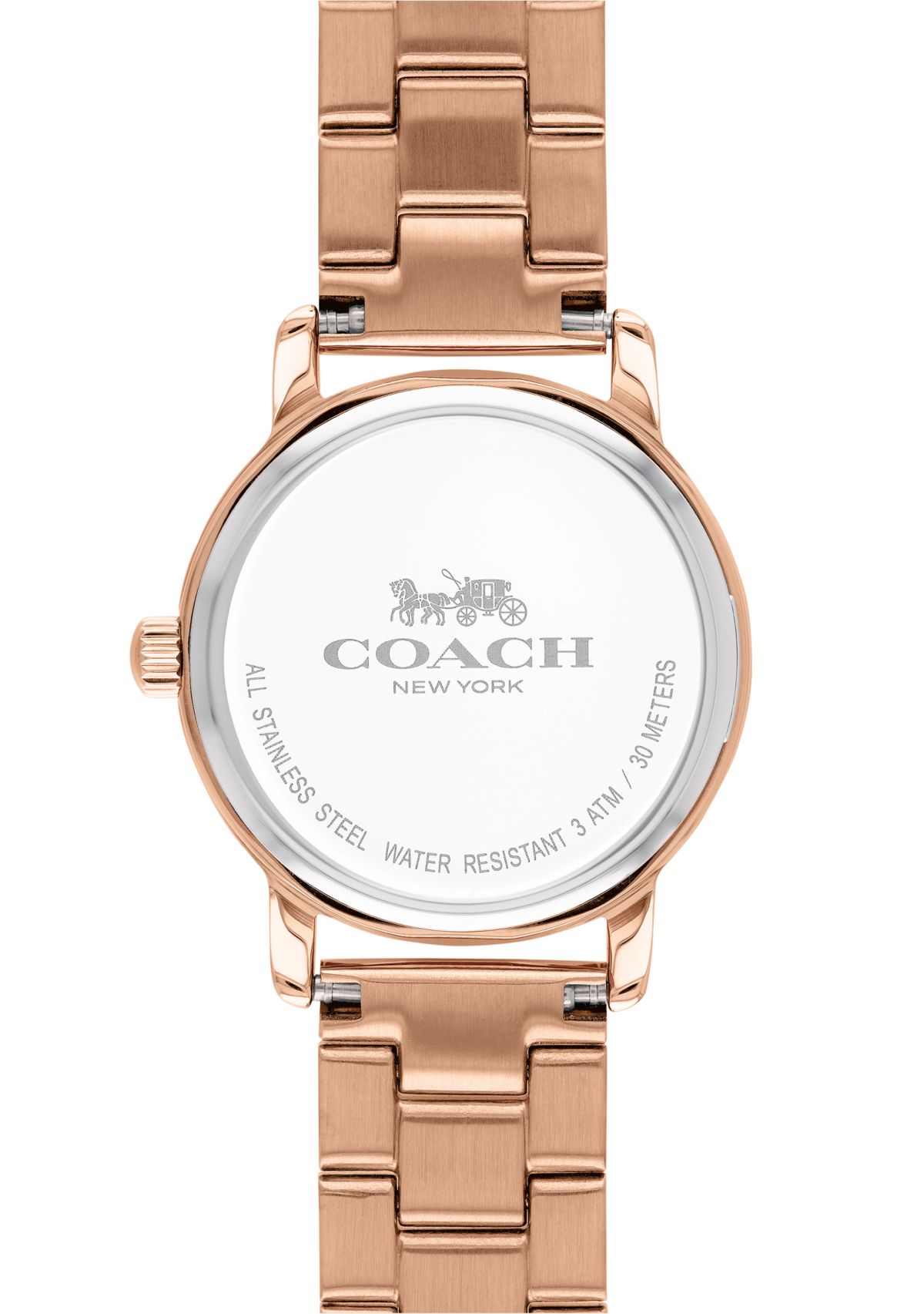 Rose Gold-Tone Case Bracelet With Rose Gold Dial Accents Watch