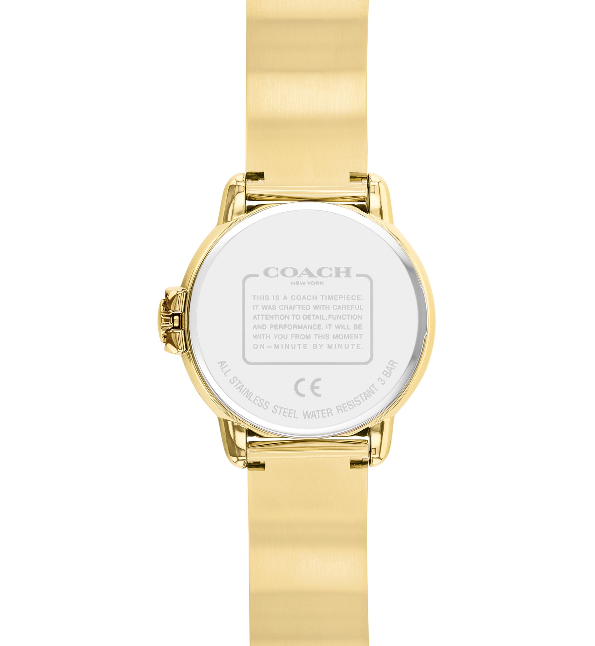 Arden Gold-Tone Stainless Steel Bangle Bracelet Watch
