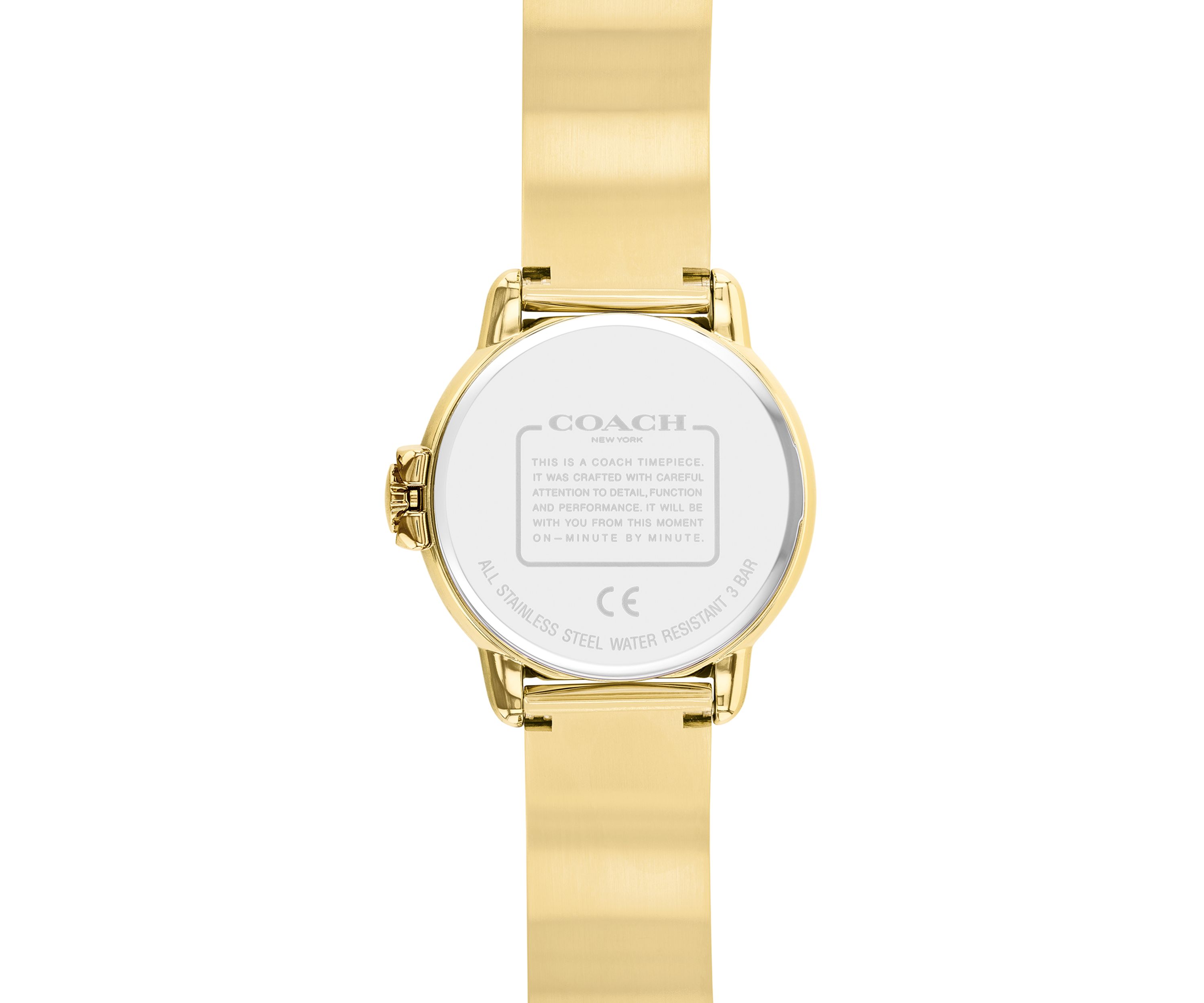 Arden Gold-Tone Stainless Steel Bangle Bracelet Watch