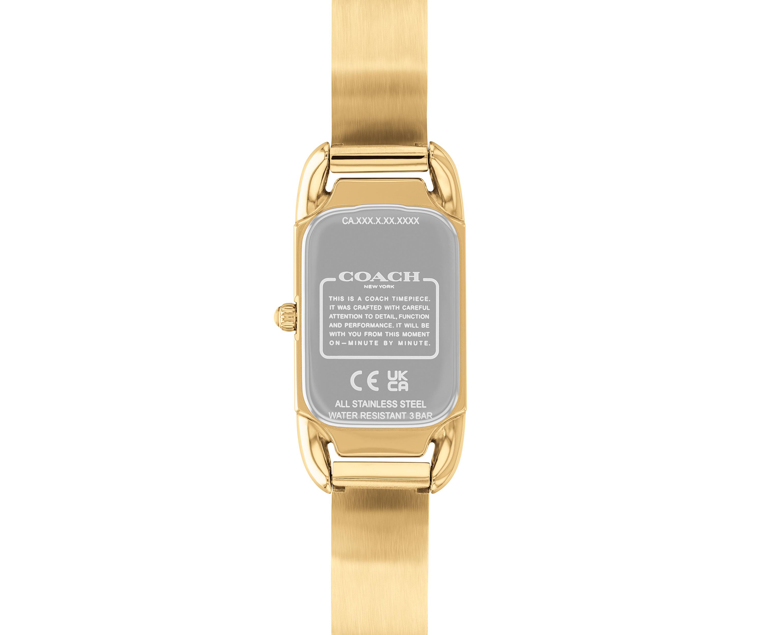 Cadie Gold-Tone Stainless Steel Bangle Bracelet Watch