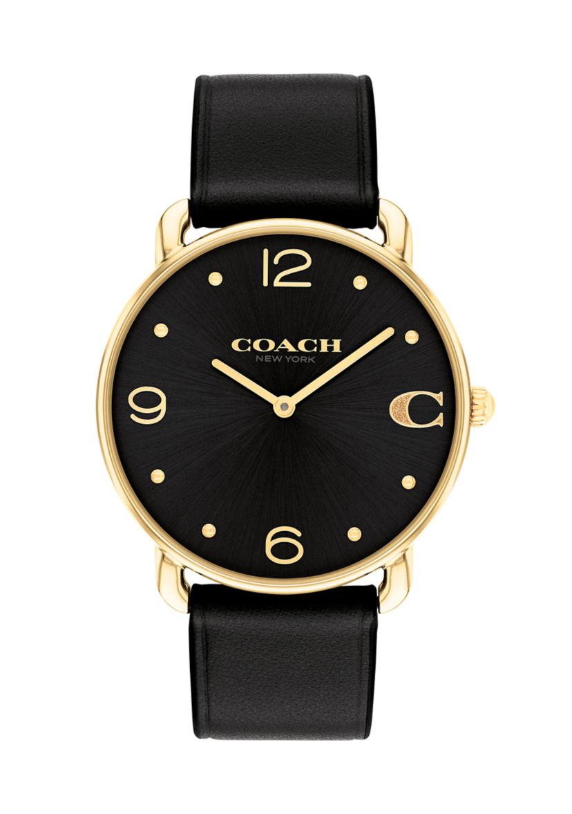 Elliot Leather Strap Watch